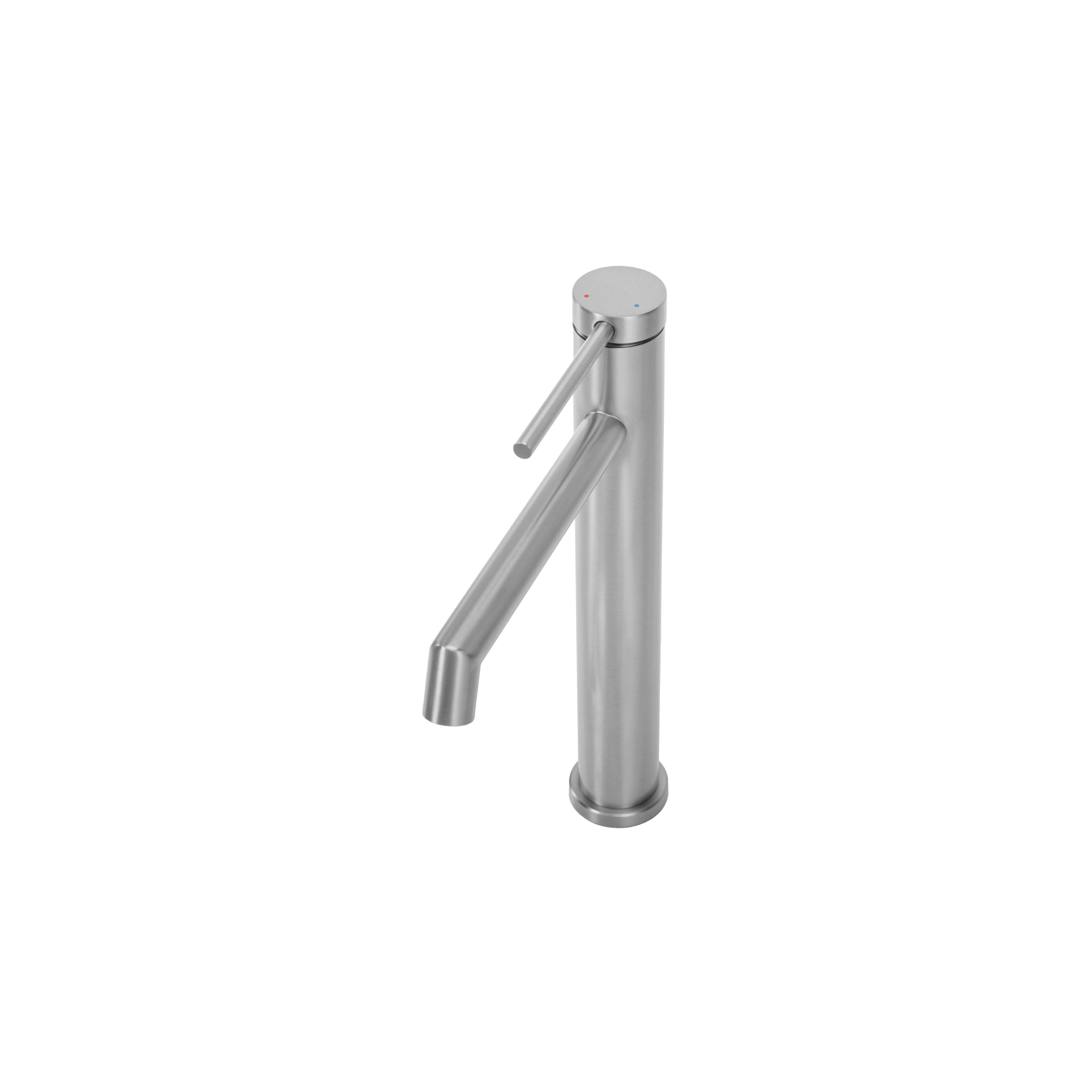Bateria Umywalkowa Rea Foss nikiel szczotkowany Inox wysoka