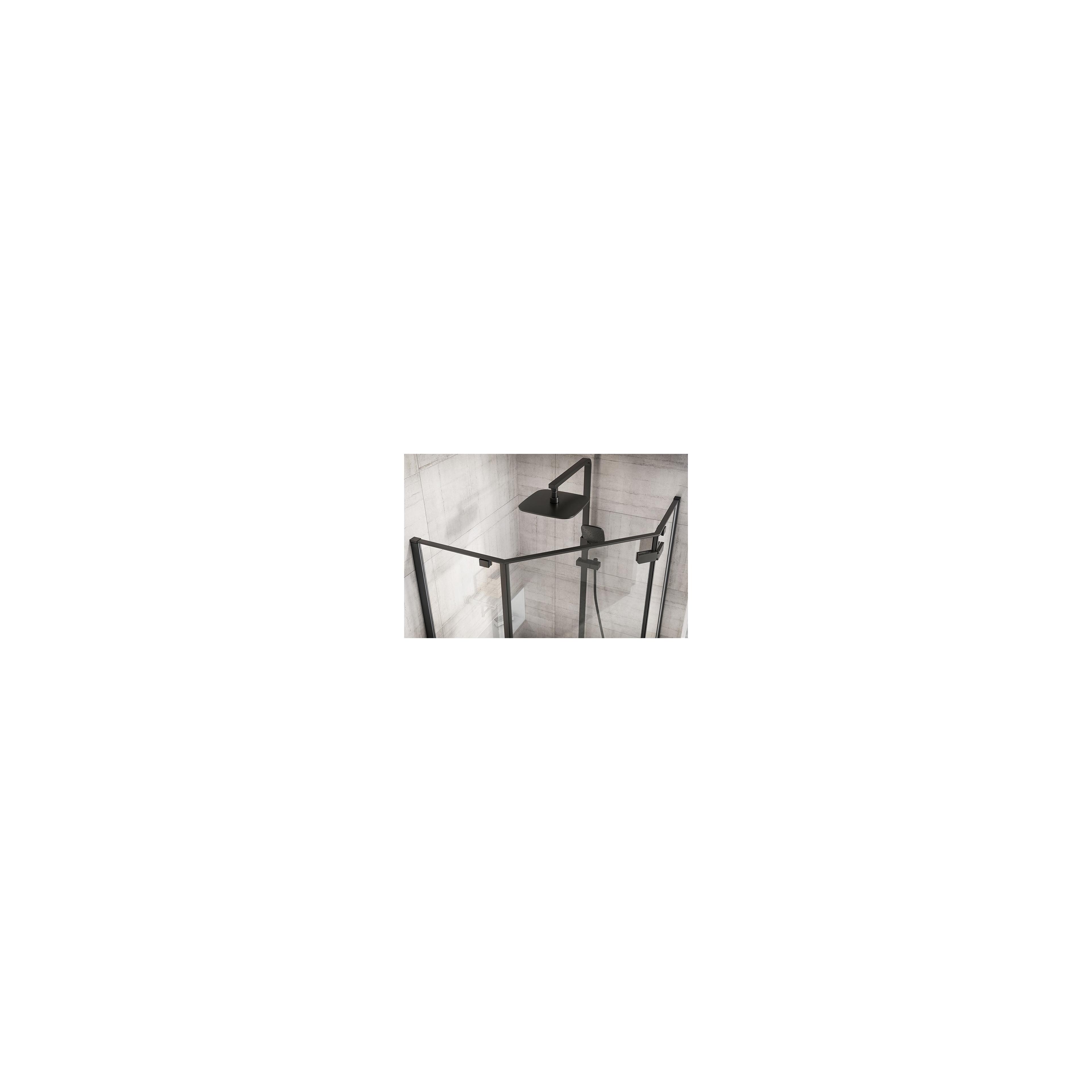 Cabine de douche DIAMOND BLACK MAT 90x90