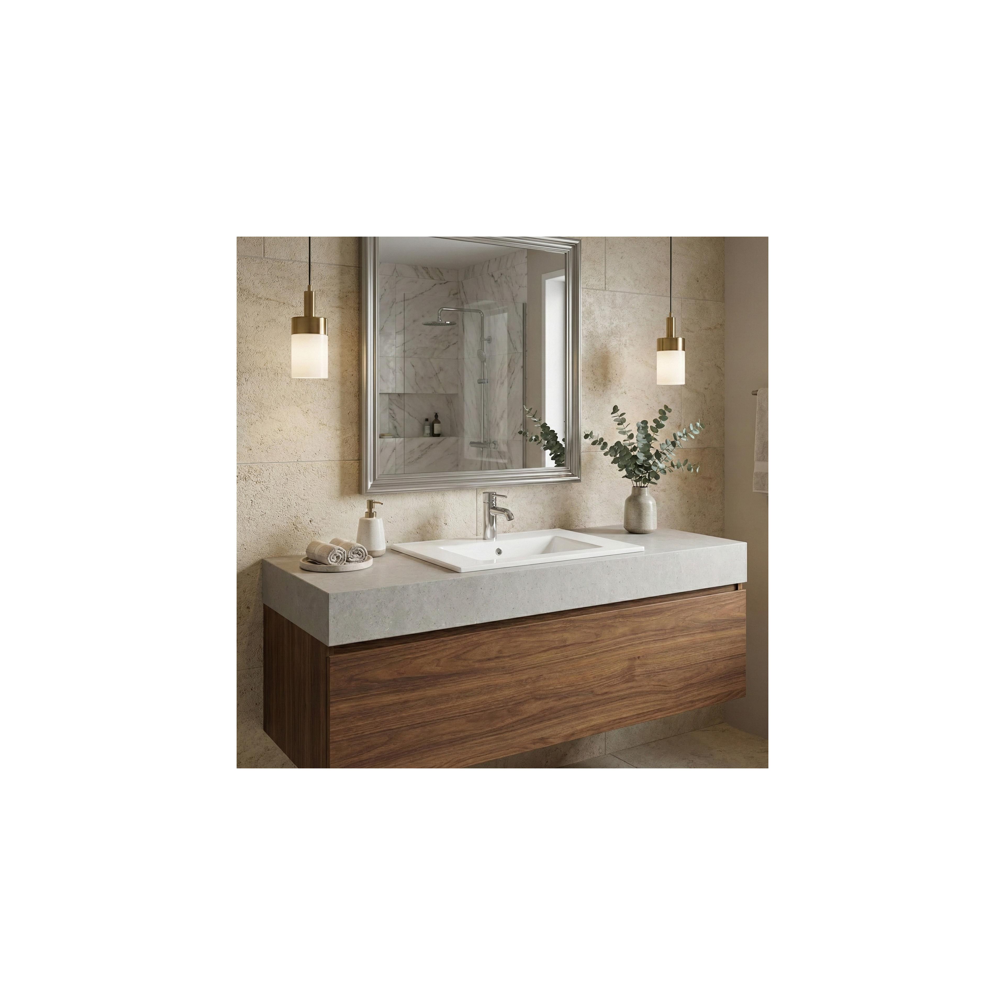 Inset washbasin Rea Dafne 70