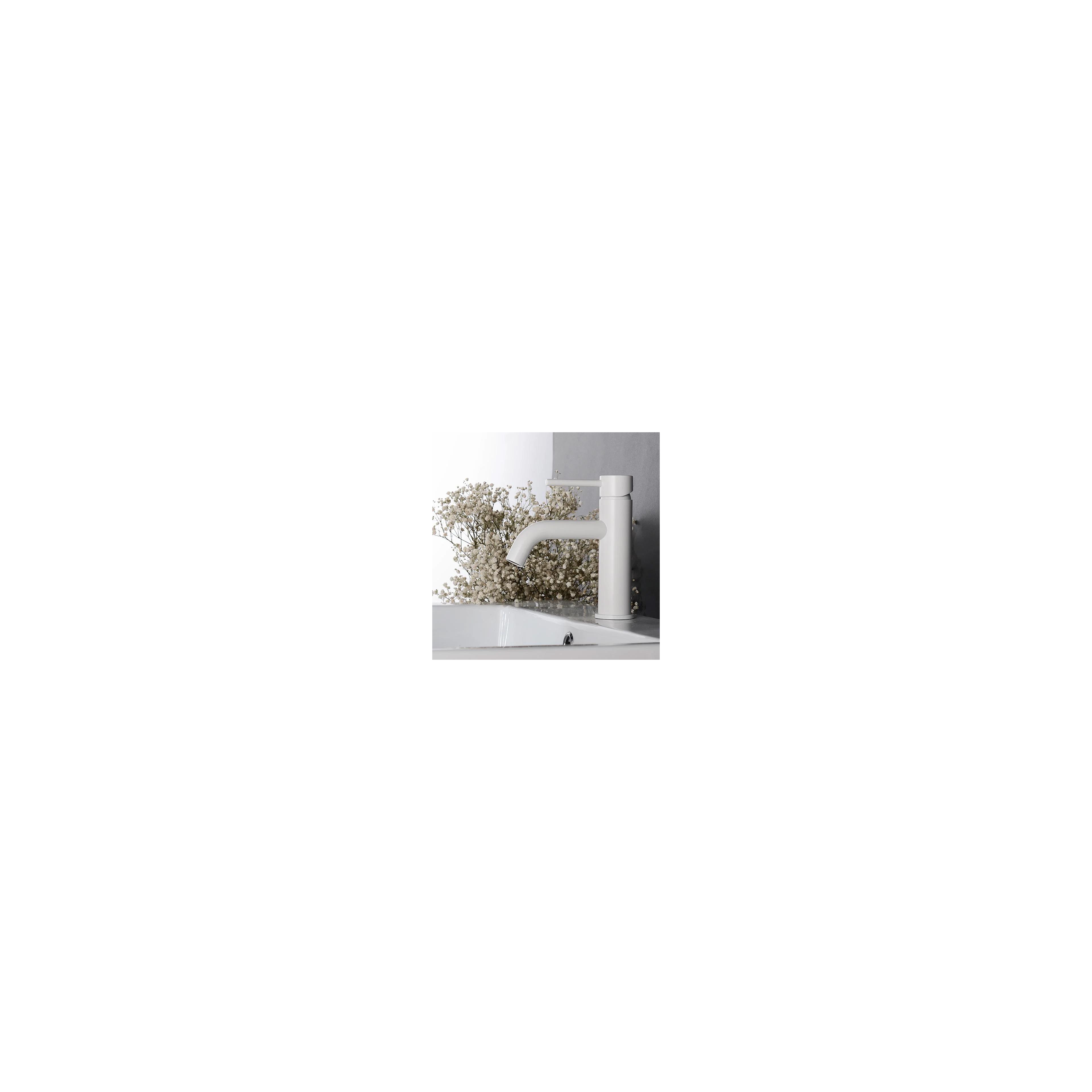 Bathroom faucet Rea Lungo White Low
