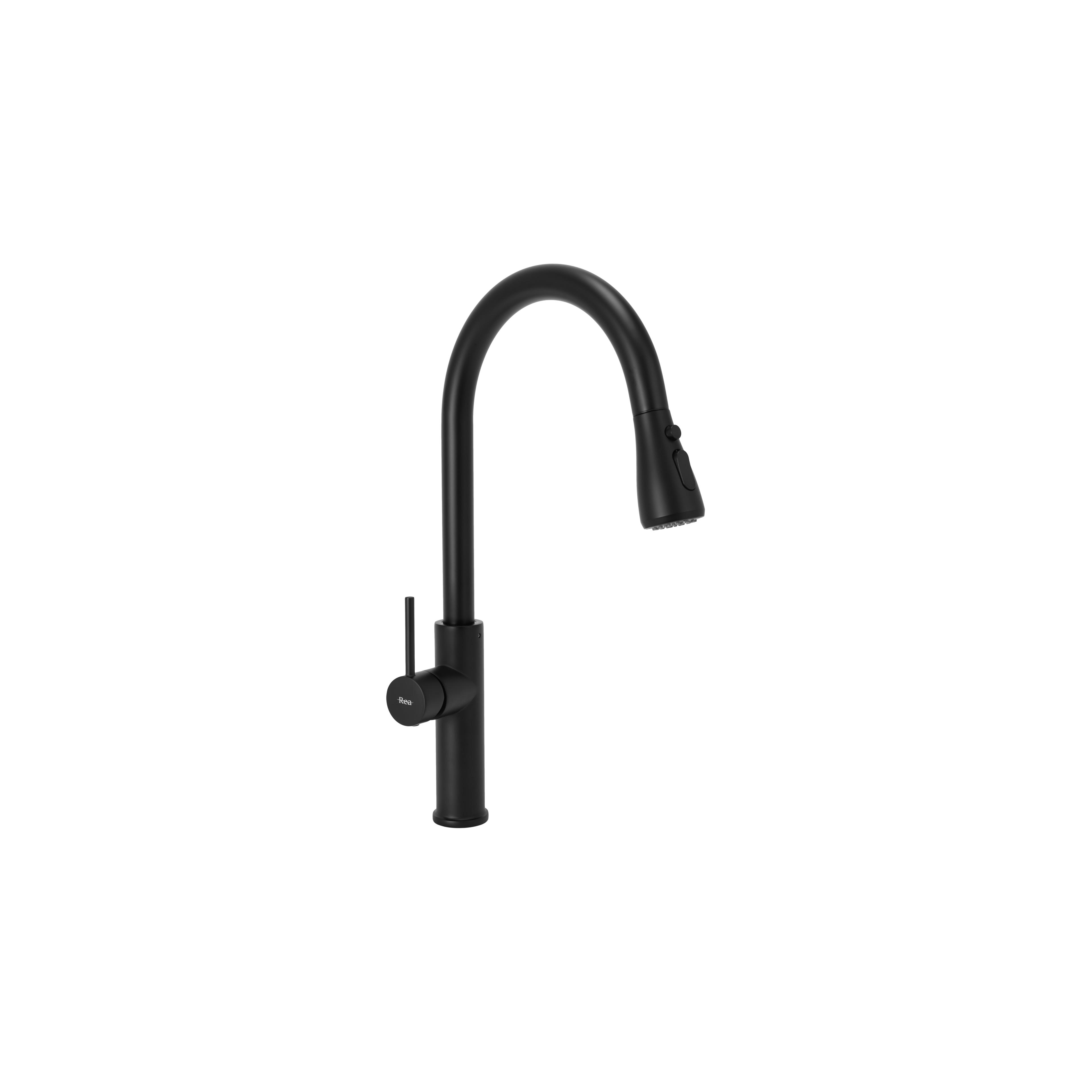 Kitchen faucet Nest black mat