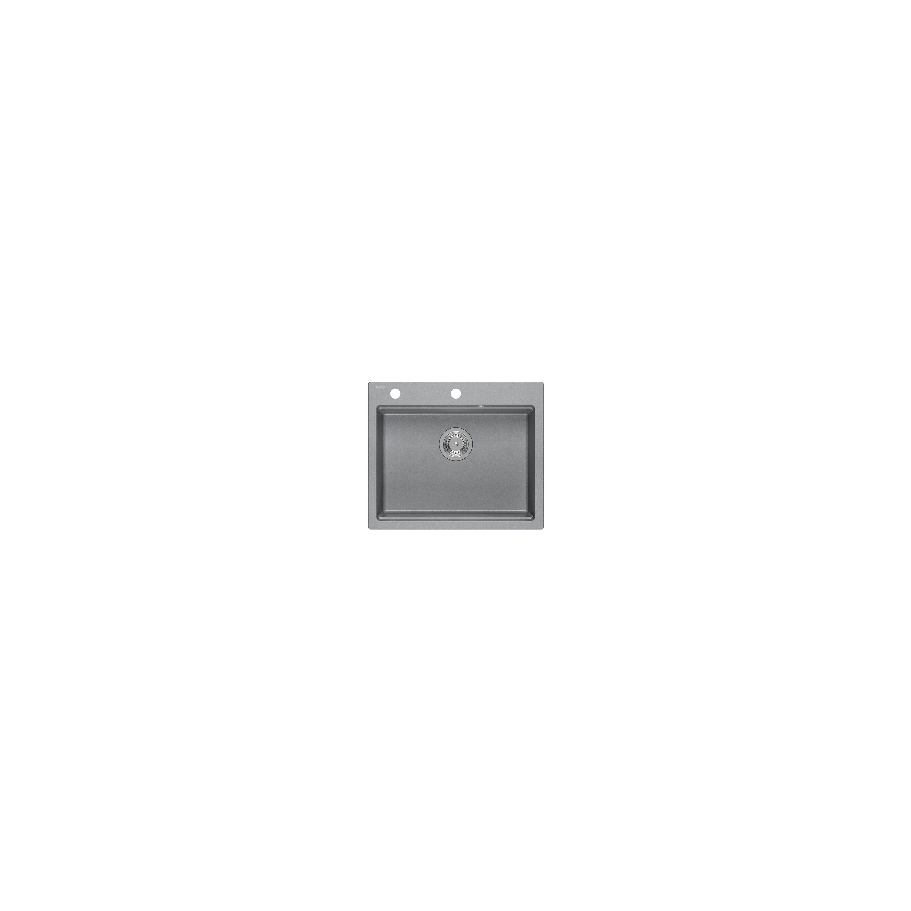 гранитна мивка KURT 110 Grey Metallic
