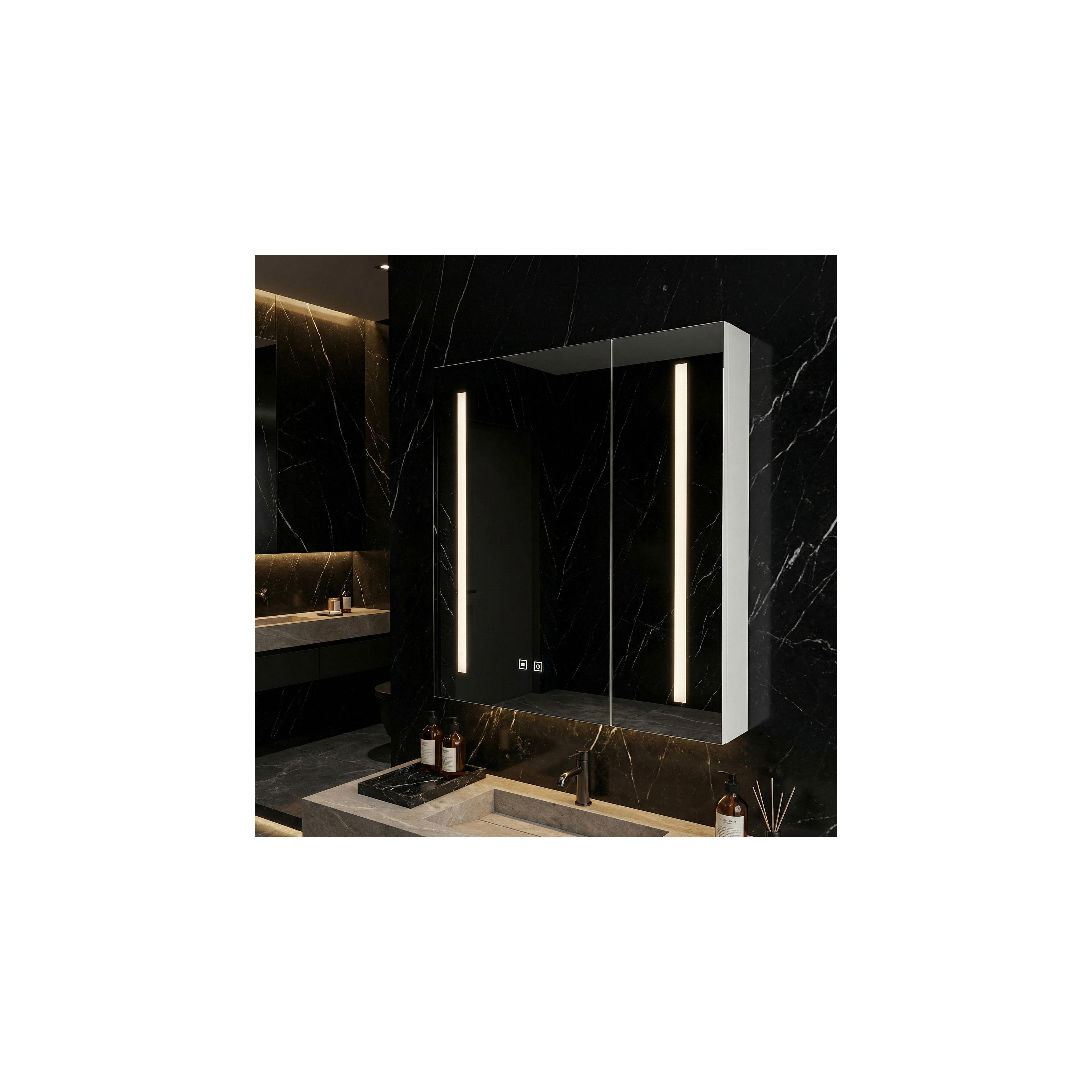 LED mirror cabinet M1015-60 60x65