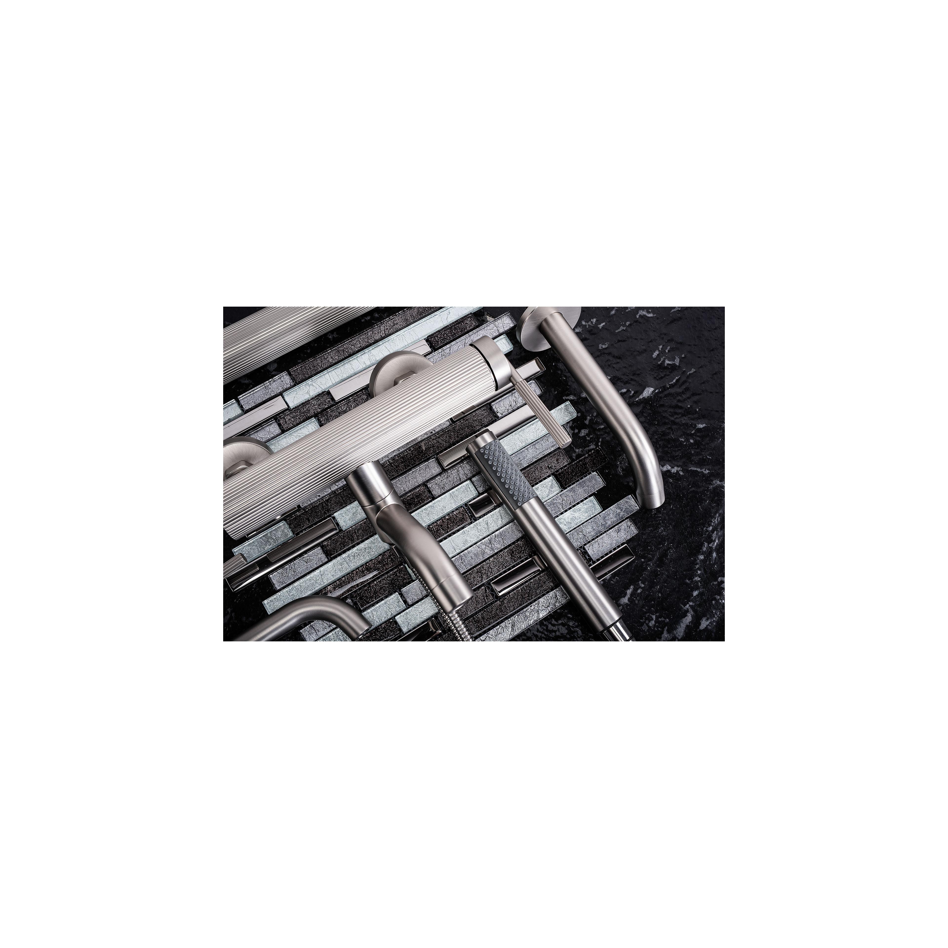 Baterie pentru cadă REA Argon Brush Nickel