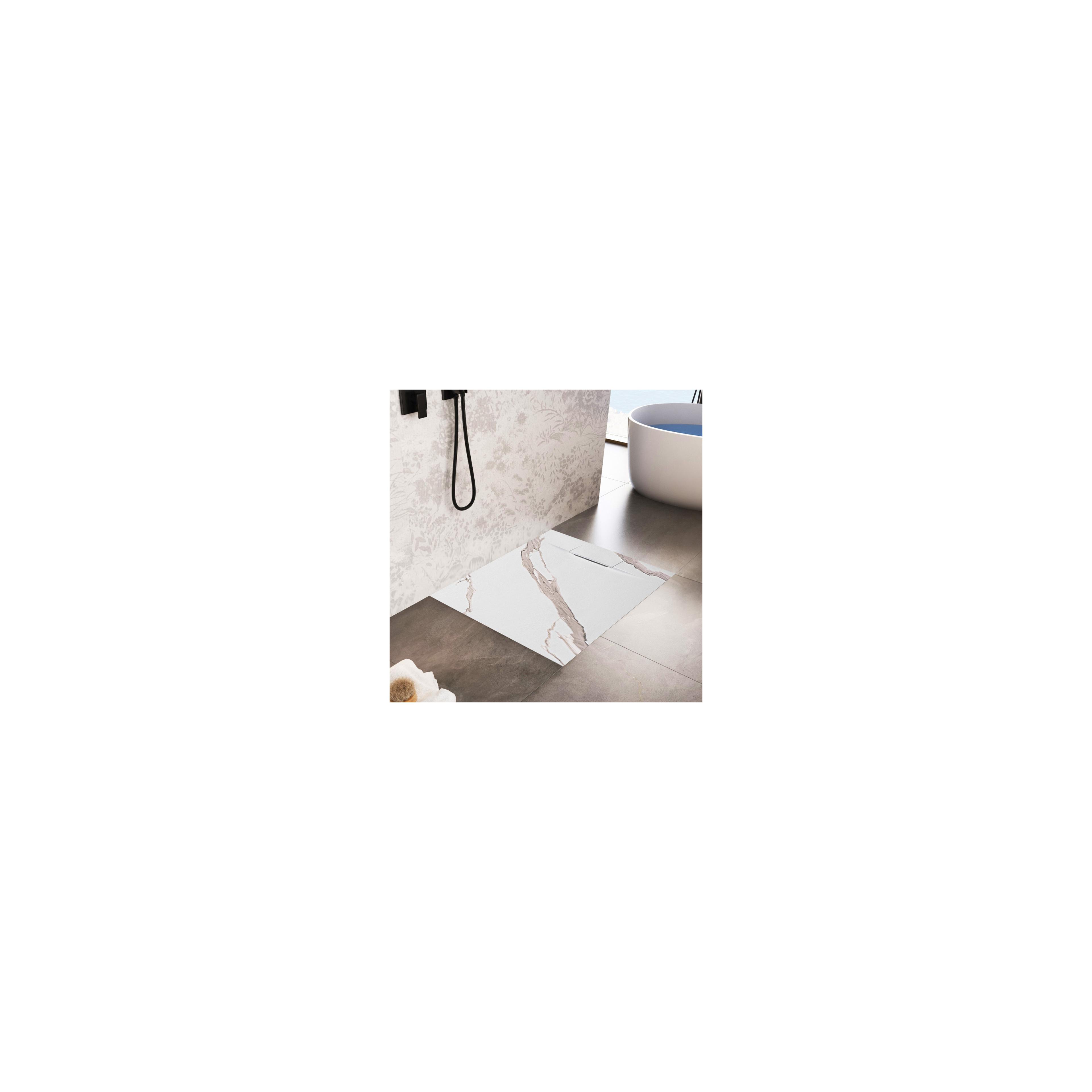 Duschtasse Bazalt CARRARA WHITE 90x90