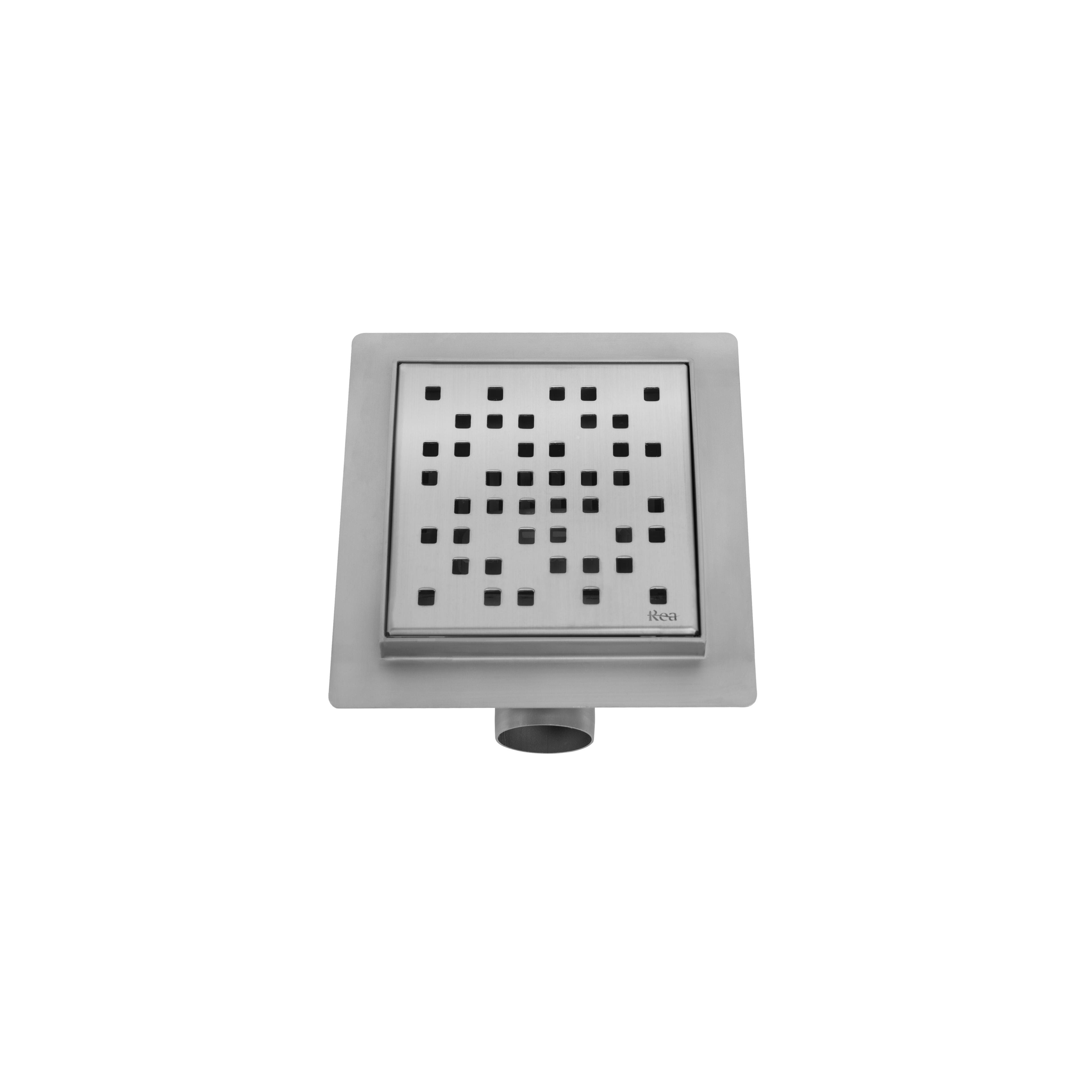Drain linéaire REA DOTS Nickel Brush 12x12