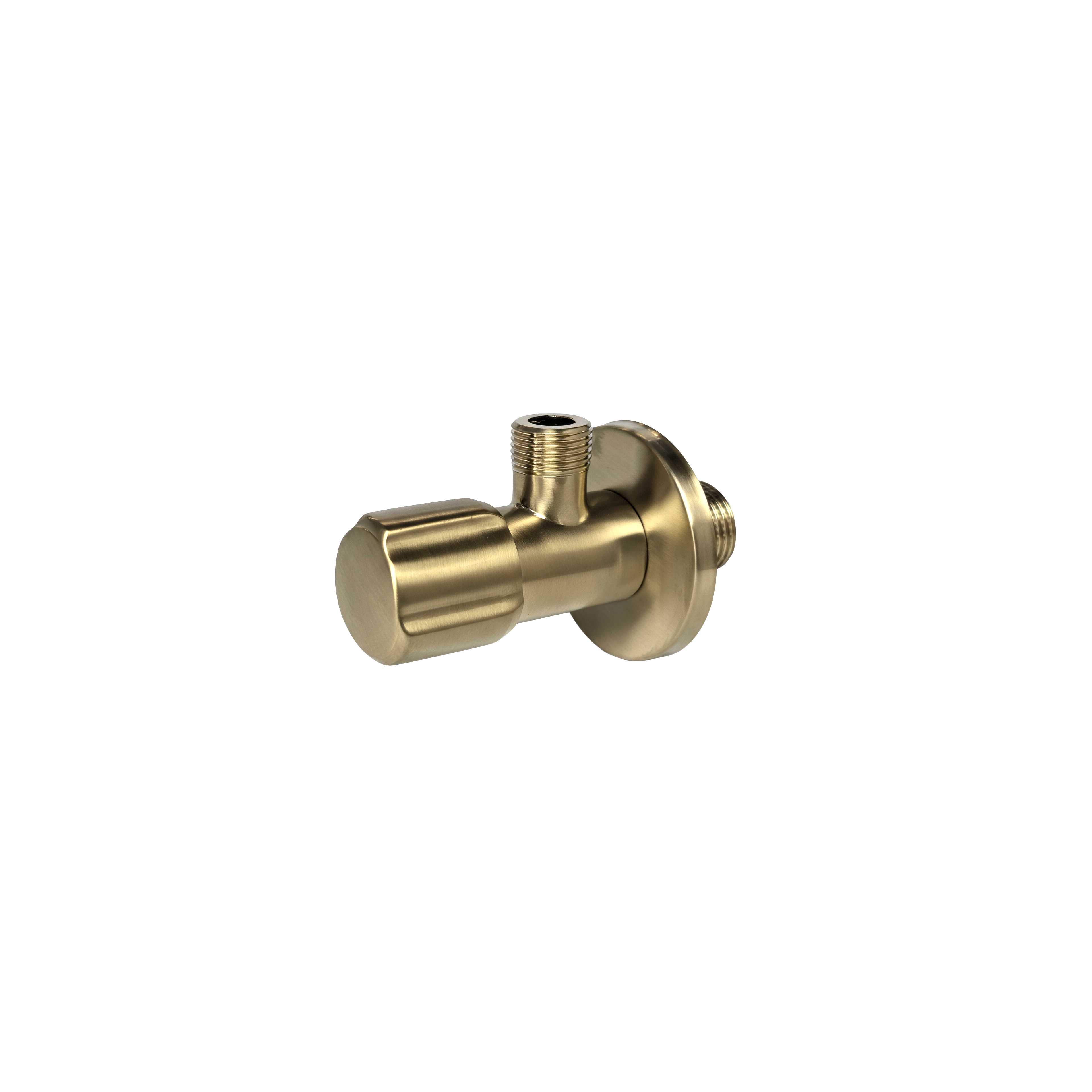 Robinet d’angle 02  1/2" x 3/8" Brush Gold