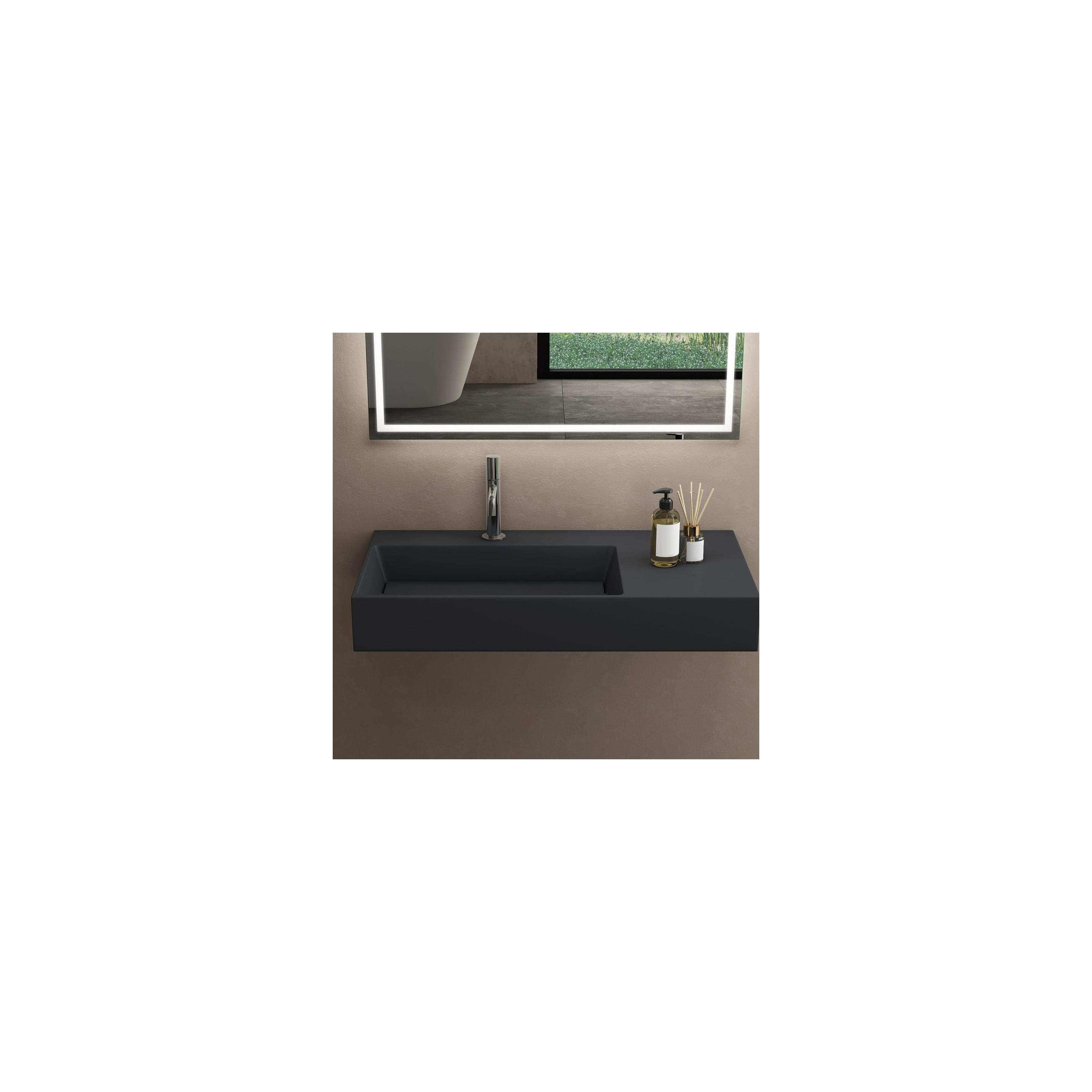 Konglomerato praustuvas  Archi 75 CM Grey  MATT