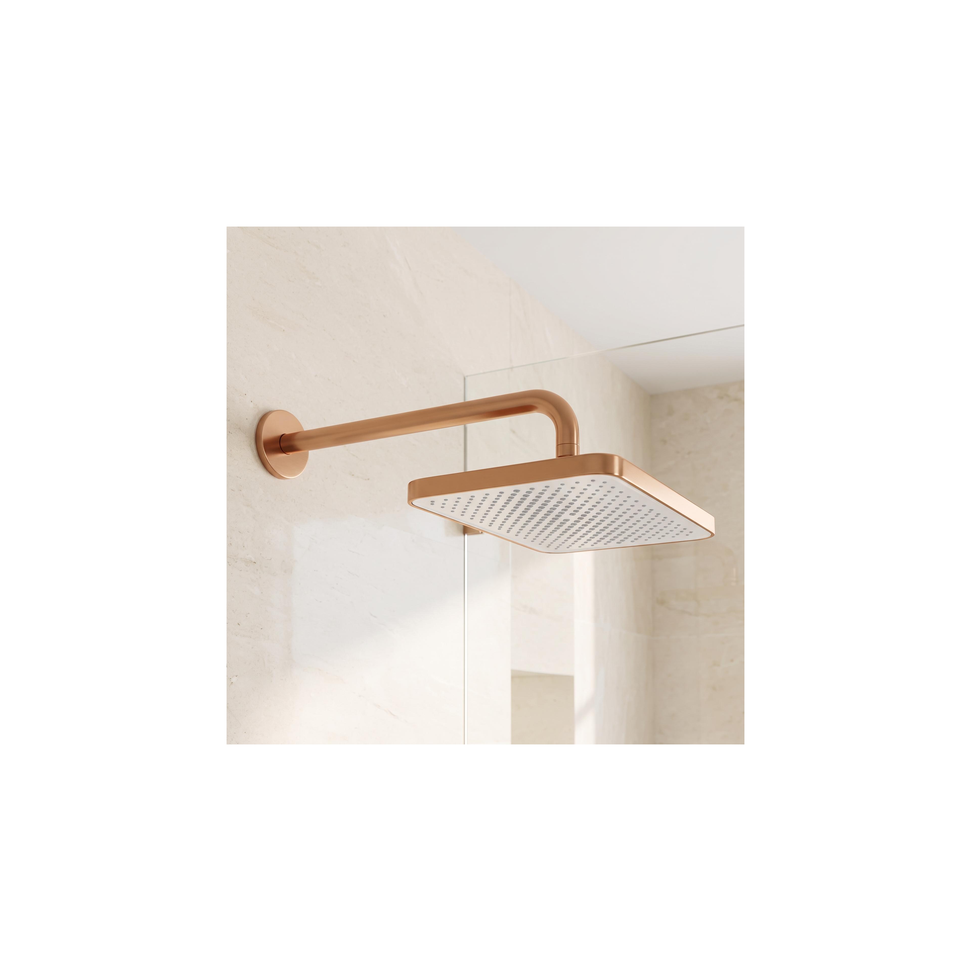 Stačiakampė lietaus dušo galva REA JS-032 Brushed Copper