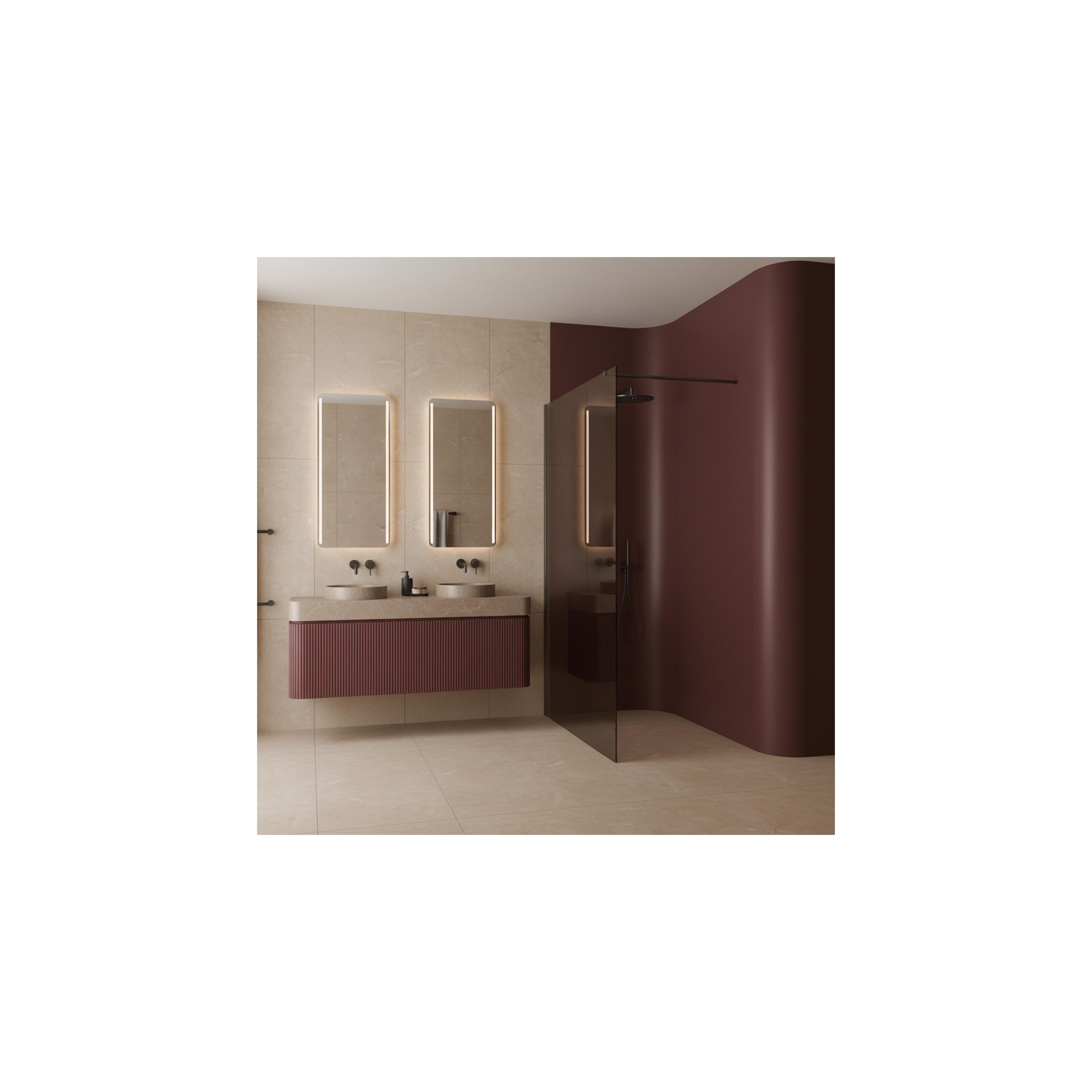 Paroi de douche Rea Flexi Brown / Titan 130