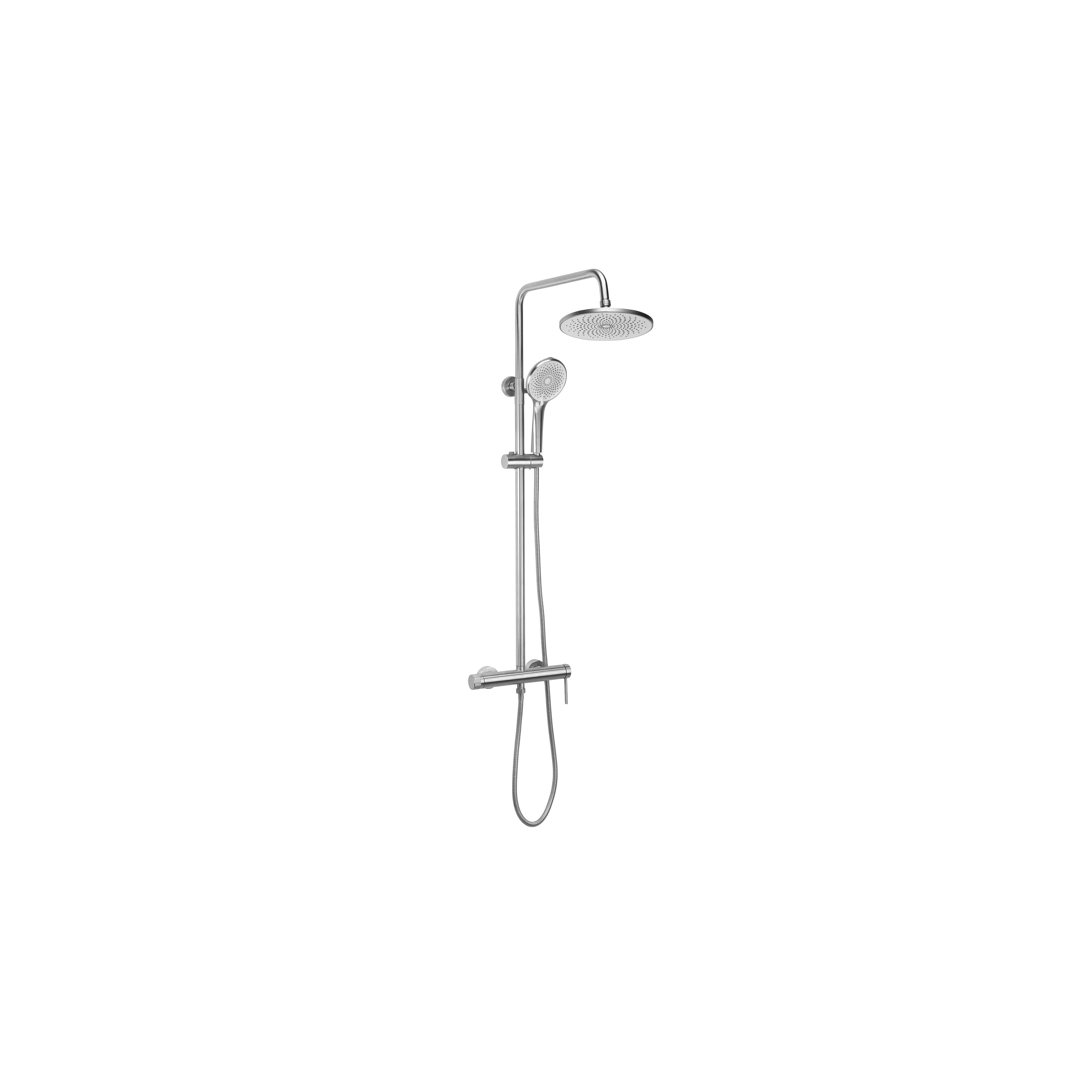 Kit de douche Rea Foss Clif Brush Nickel
