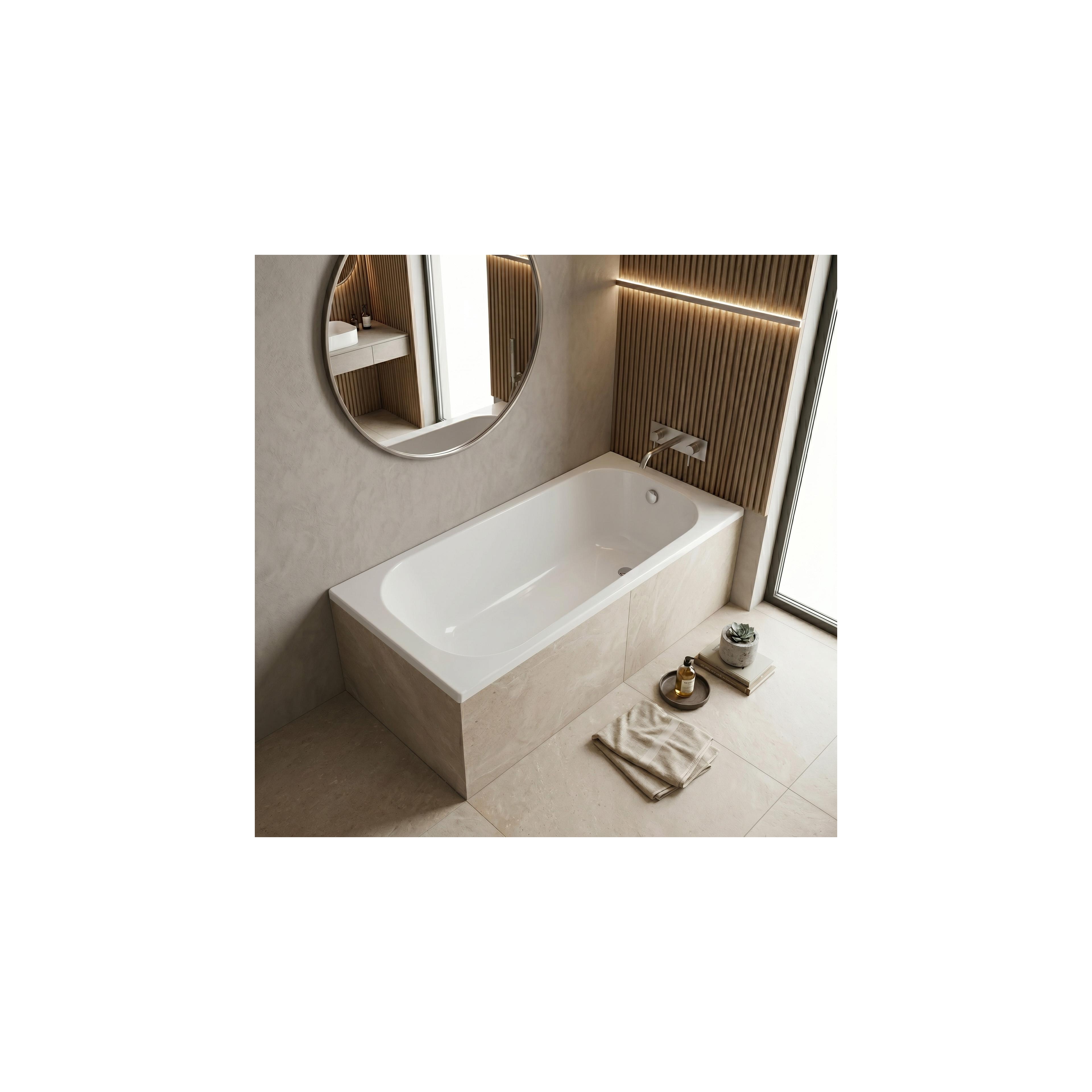 Built-in acrylic bathtub Rea Gloria 150