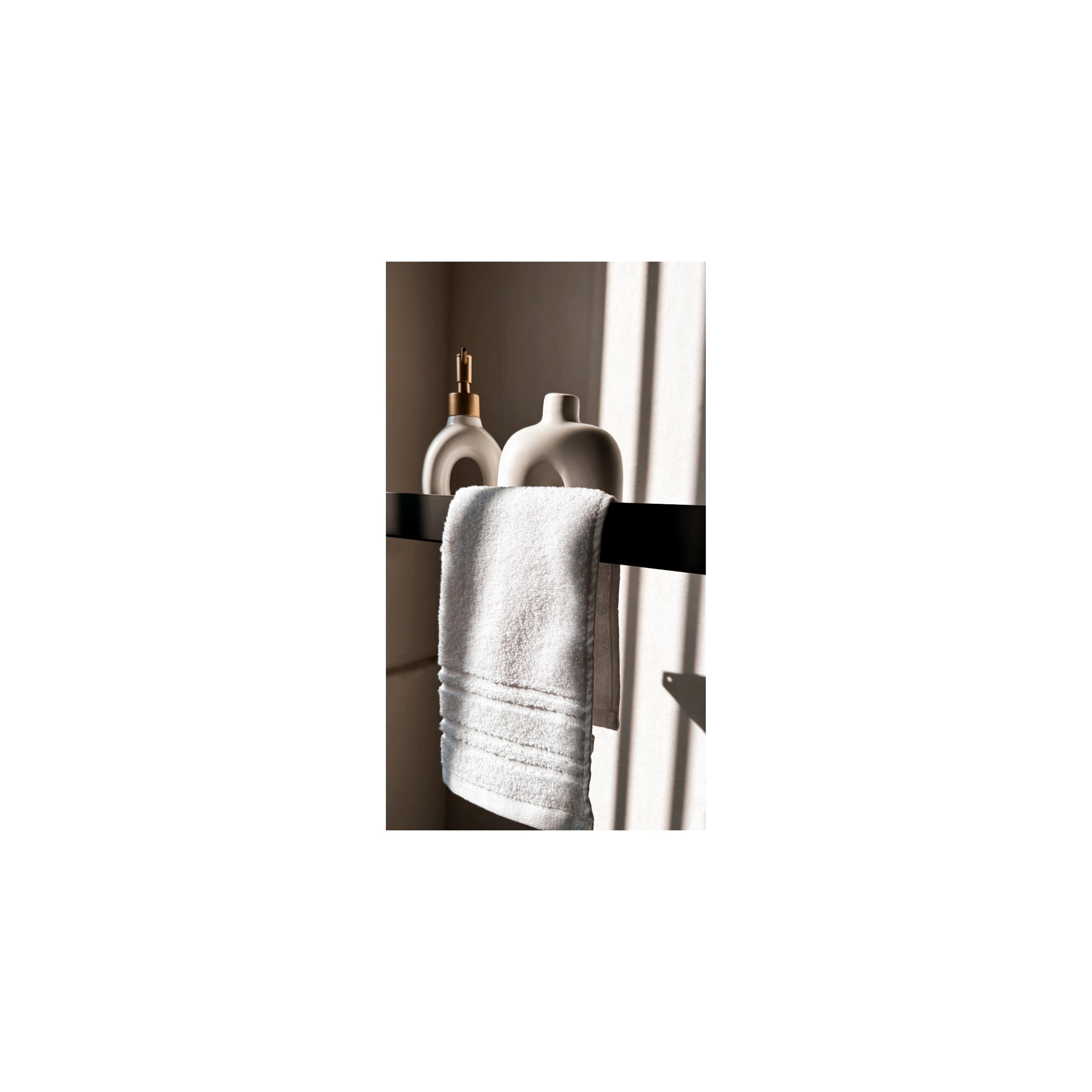 Bathroom shelf SF02 60cm black matt