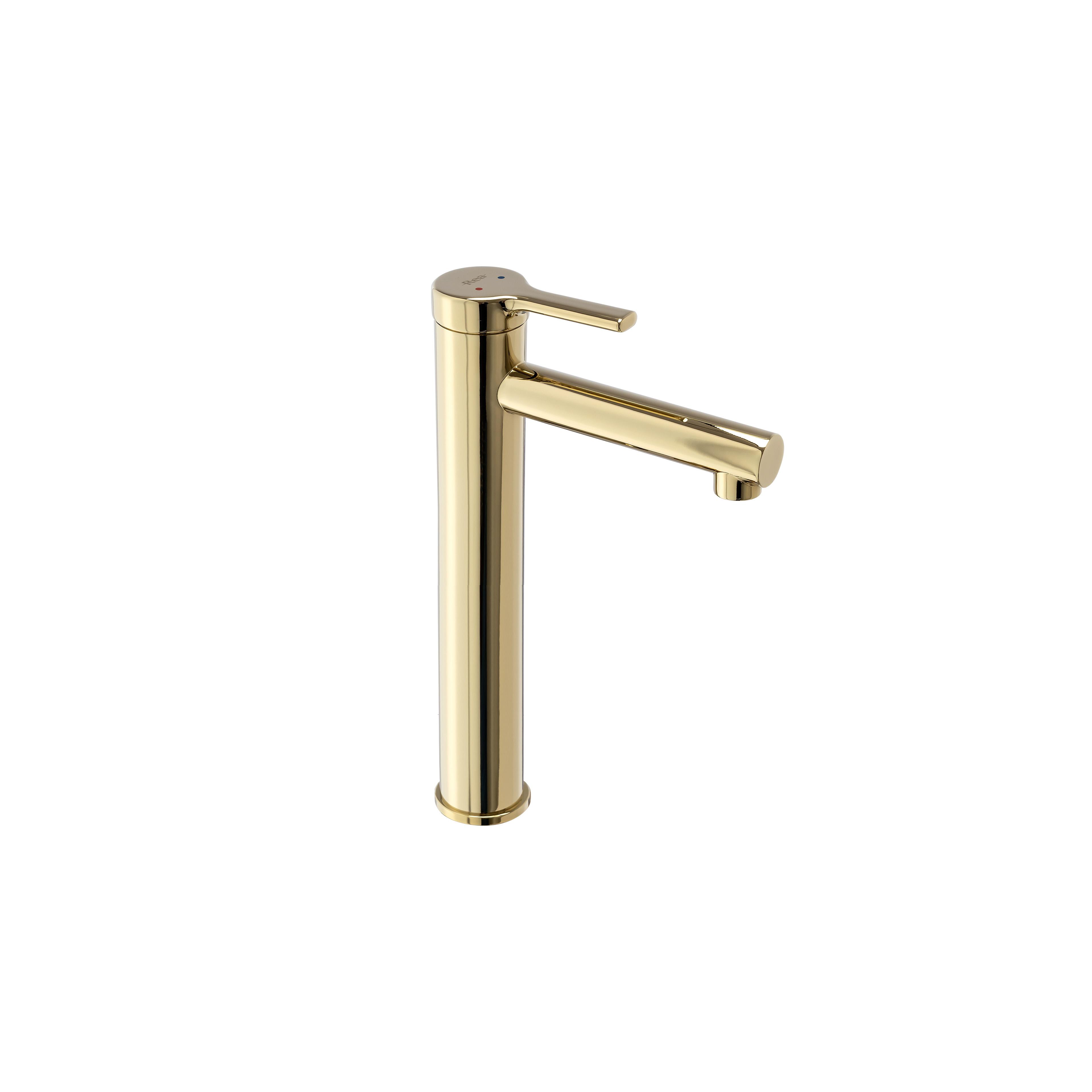 Robinet de salle de bain Rea Pixel Gold High