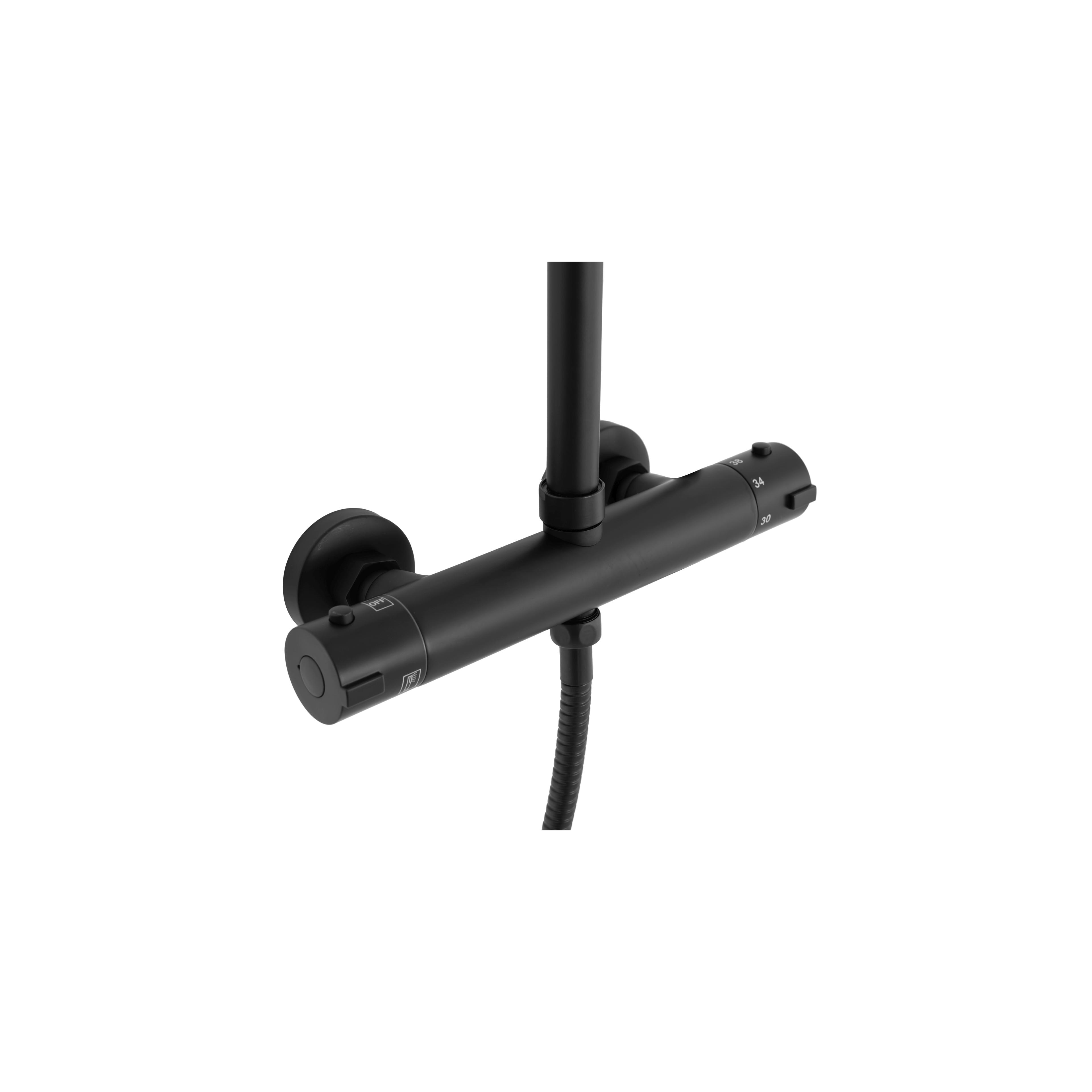 Coloana de dus REA BLISS Negru