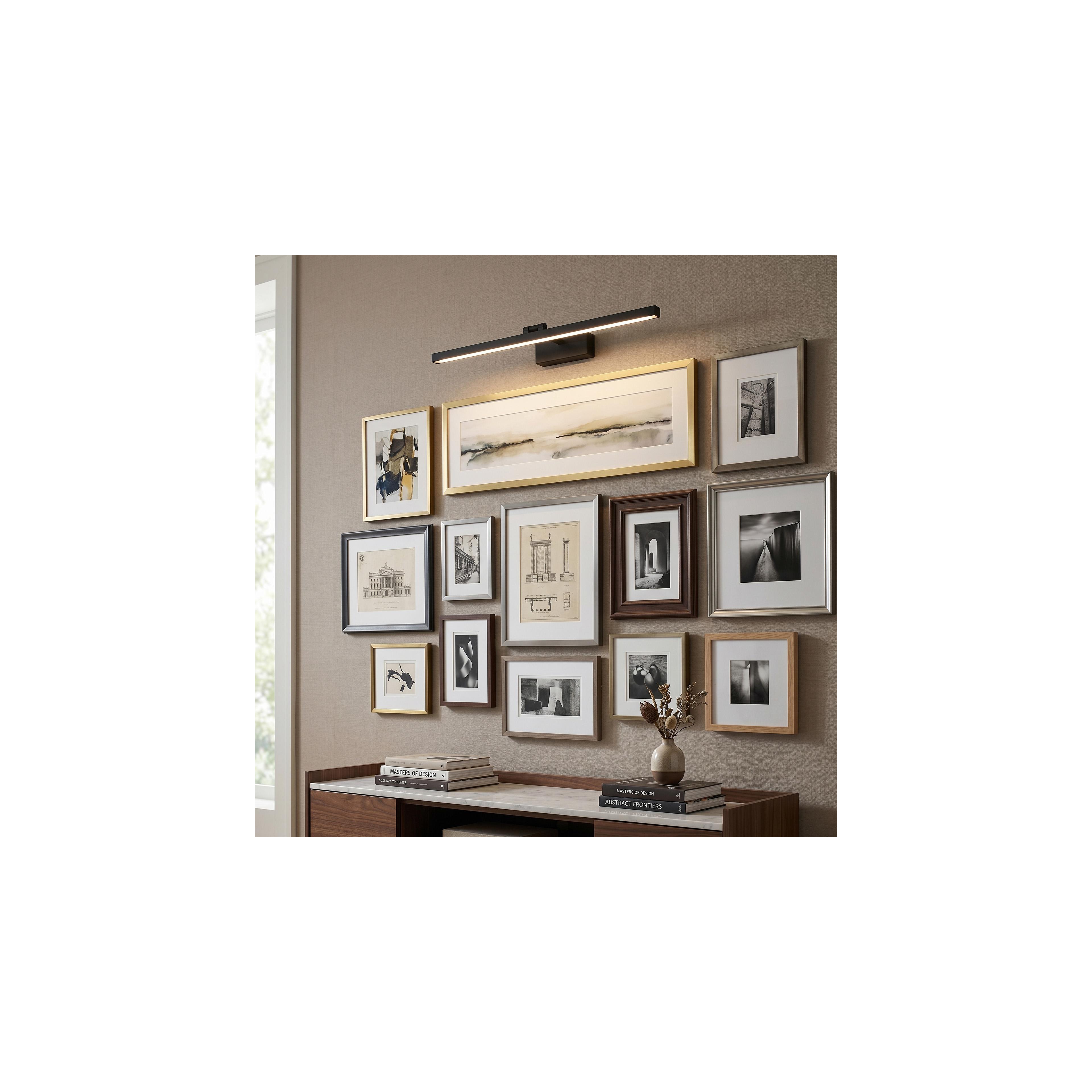 Badrum vägg LED-lampa APP1868-1W 80 cm Black