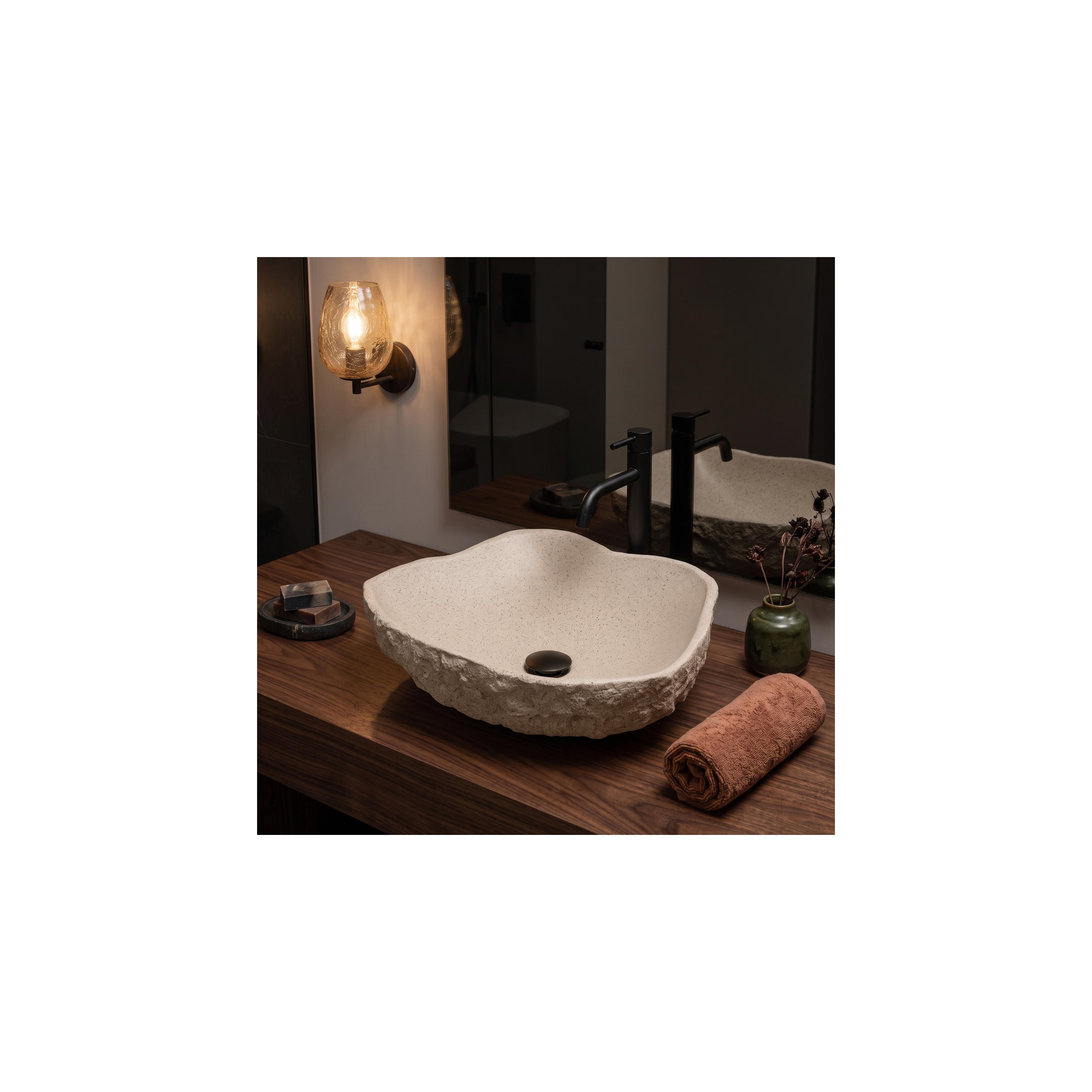 Opzetwastafel Rea Isla Warm Beige
