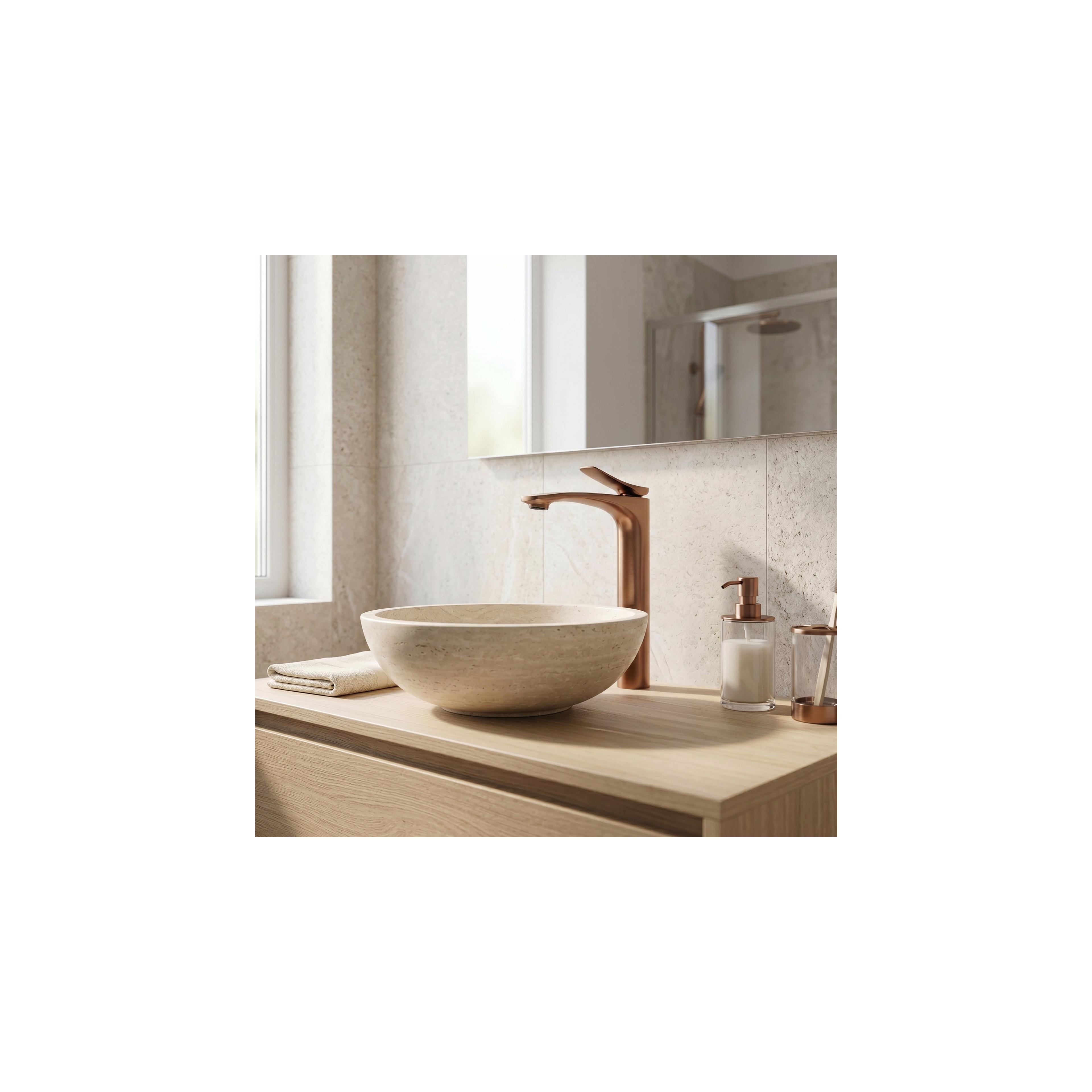 Bateria Umywalkowa REA Vision Brush Copper High