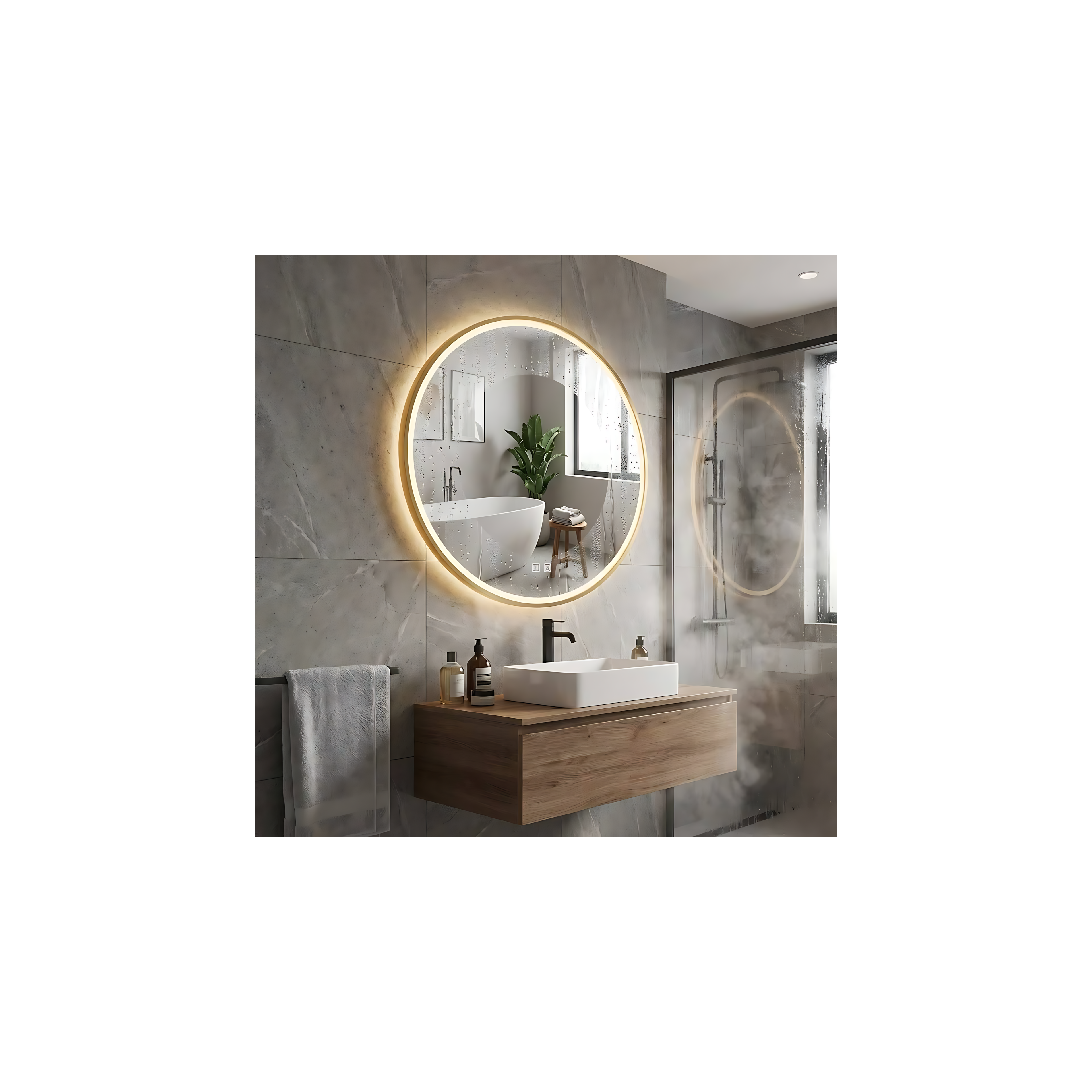 Miroir LED 50cm MMJ