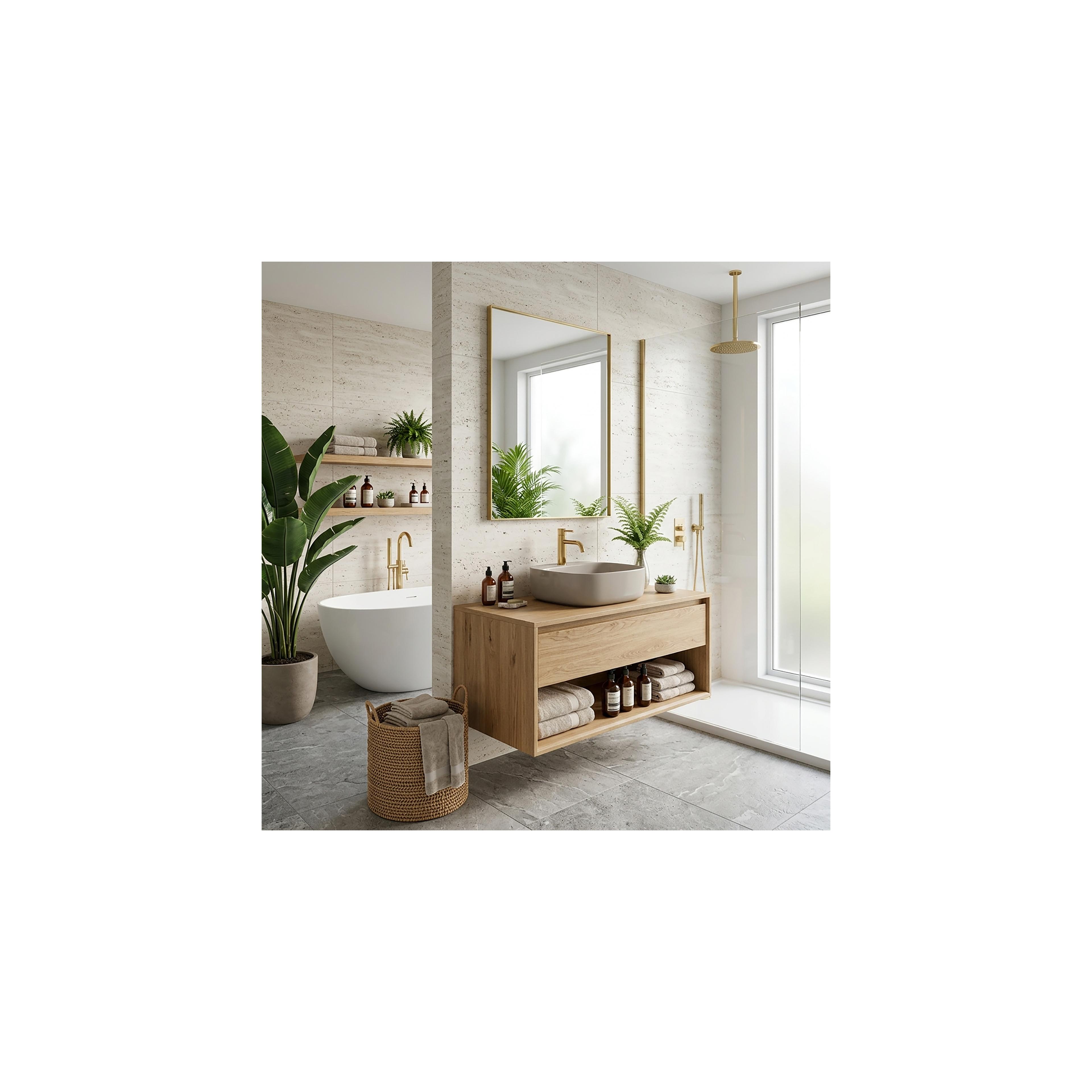 Countertop Basin Rea Luiza 42 Grey MAT