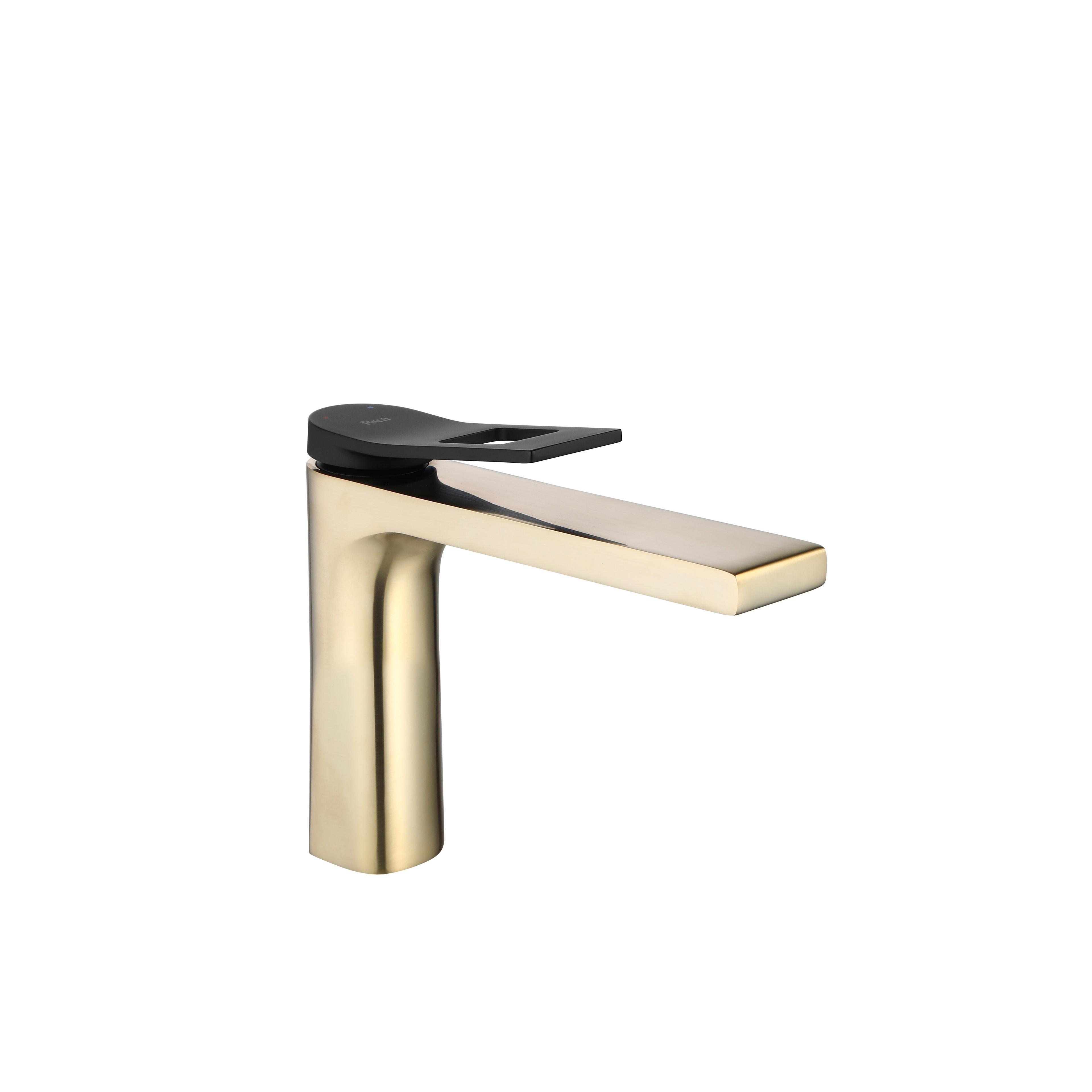 Baterie pentru baie REA SOUL Gold mat black  low