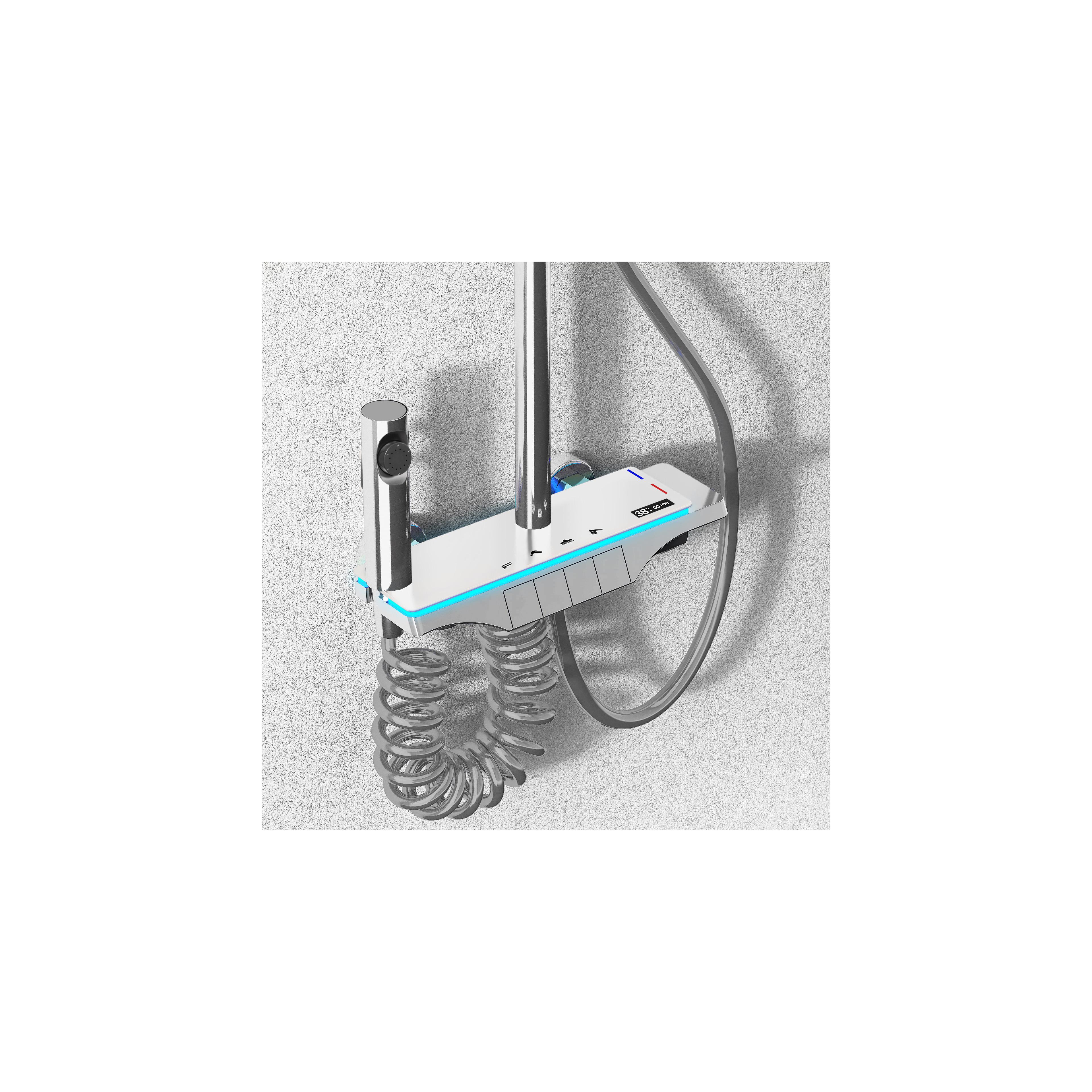 Shower set REA Savio Led Chrome