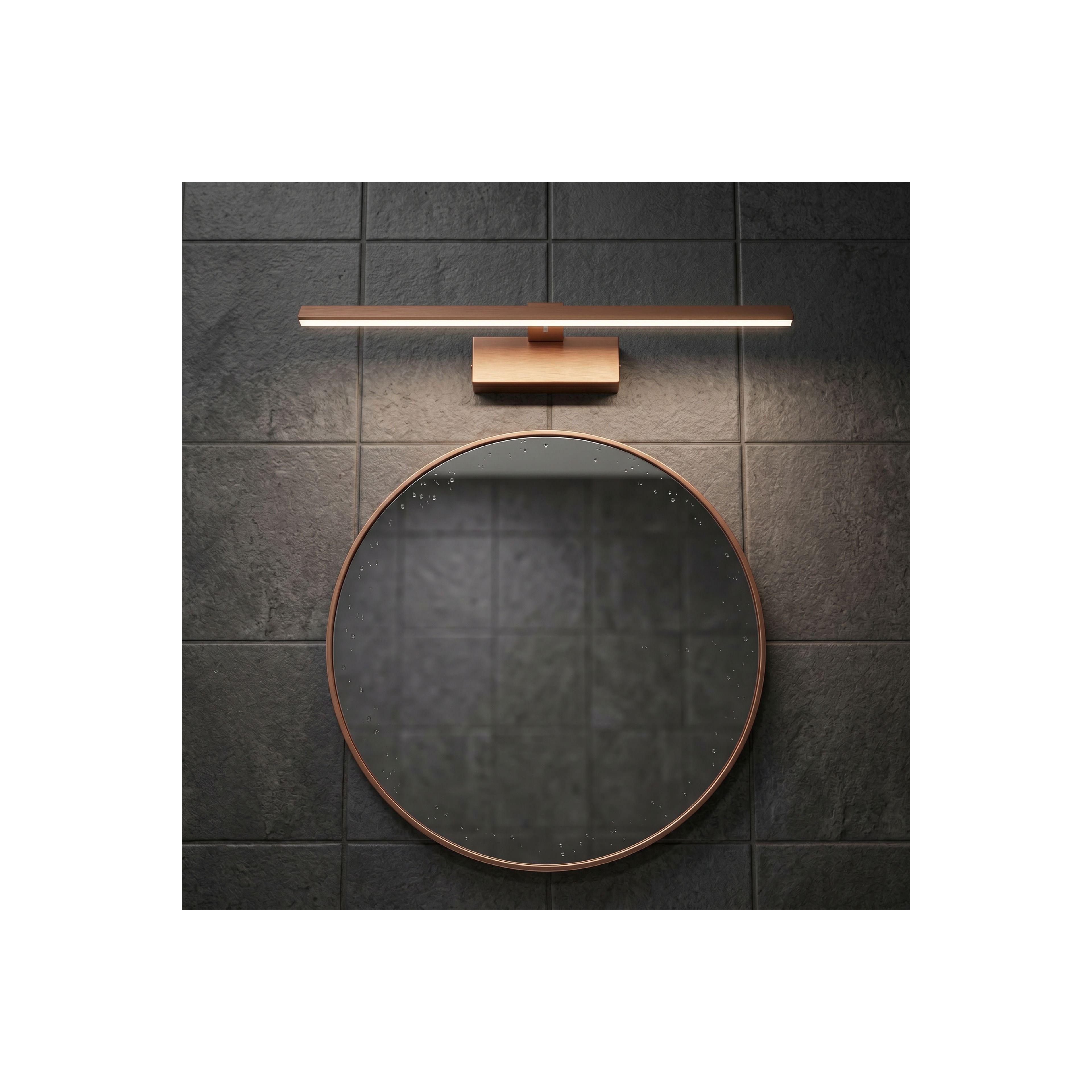 Bad LED-Wandleuchte SWE013-1W 43cm BRUSH COPPER