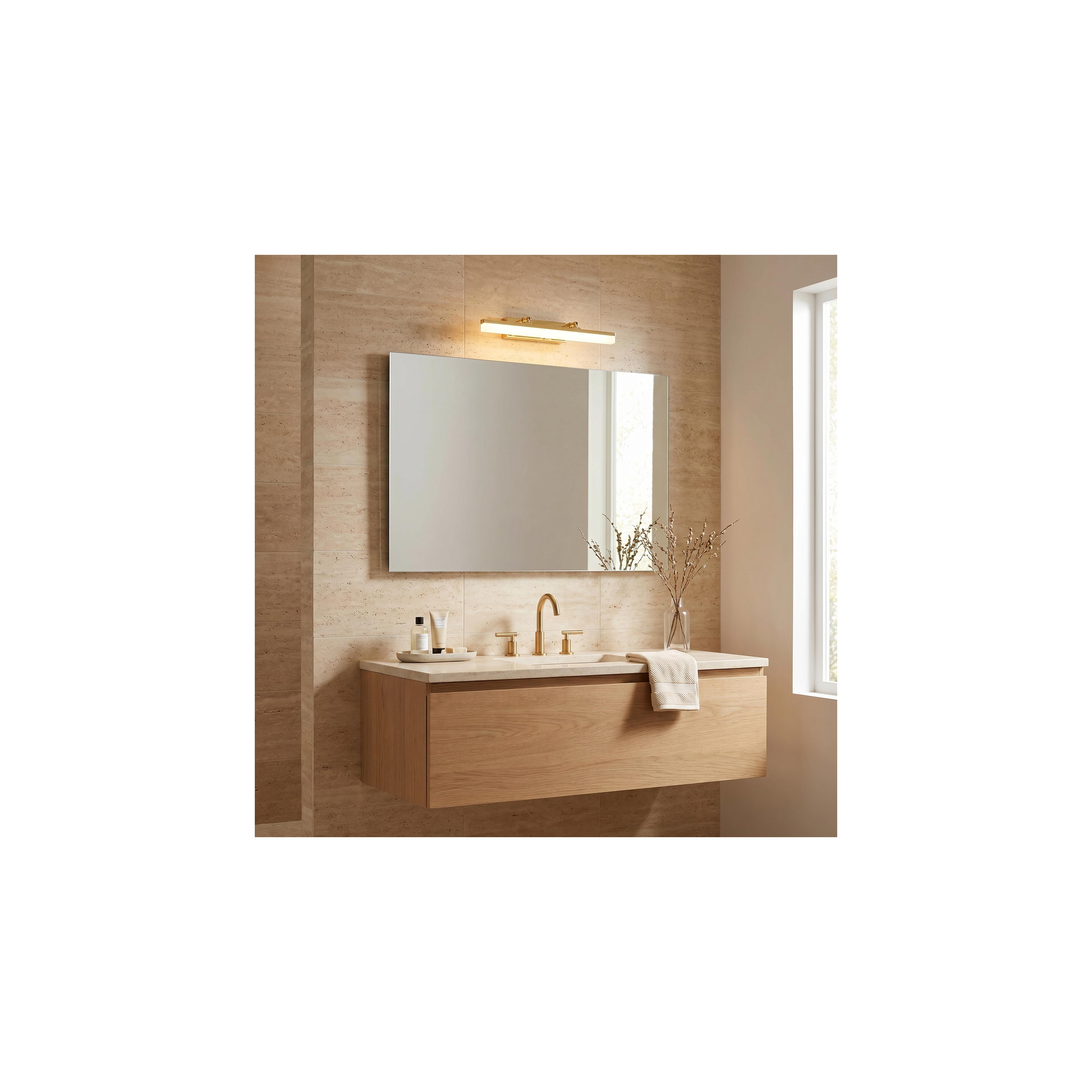 Badkamer LED-wandlamp APP1872 40 CM GOLD