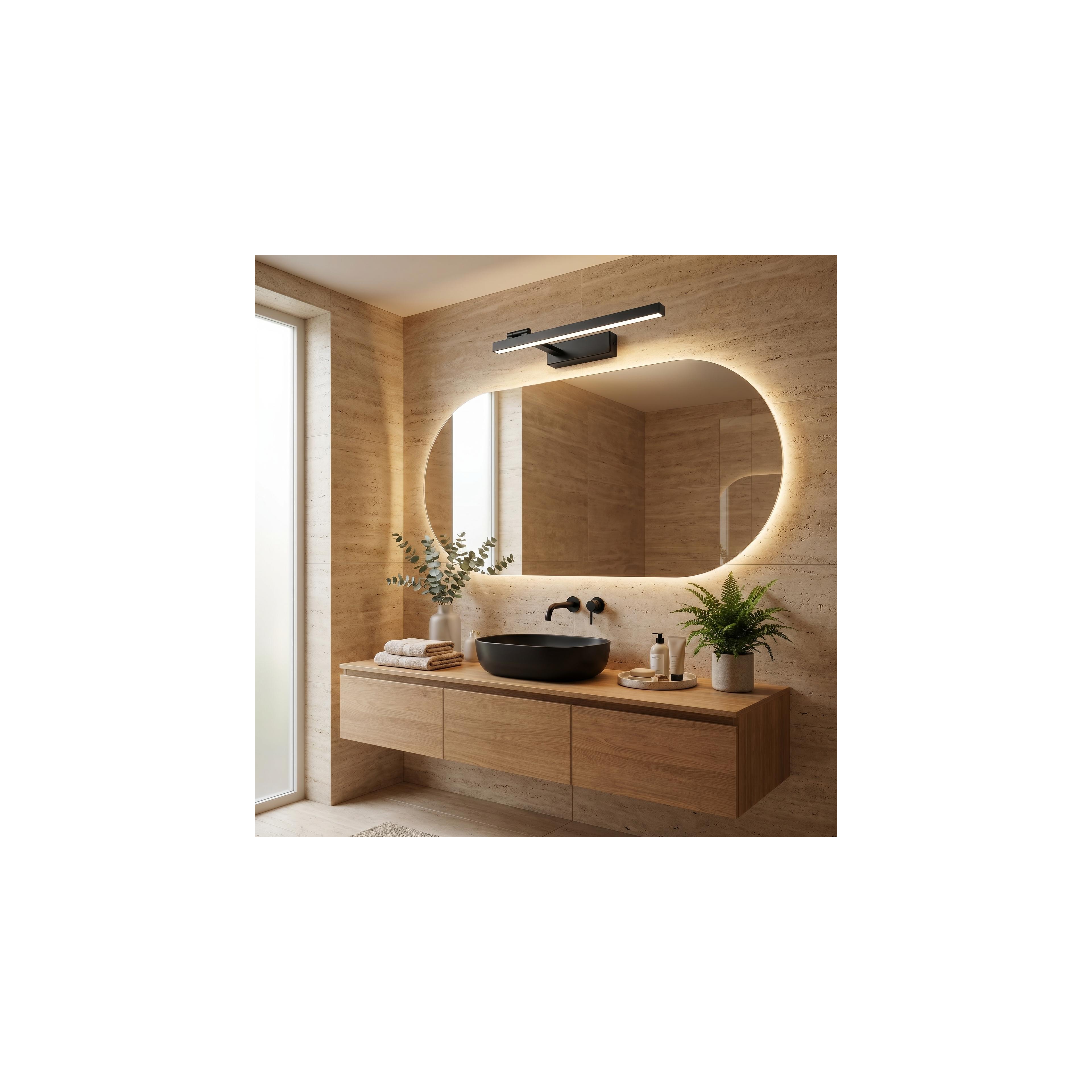 Vannitoa seina LED-valgusti SWE034-1W 40cm BLACK