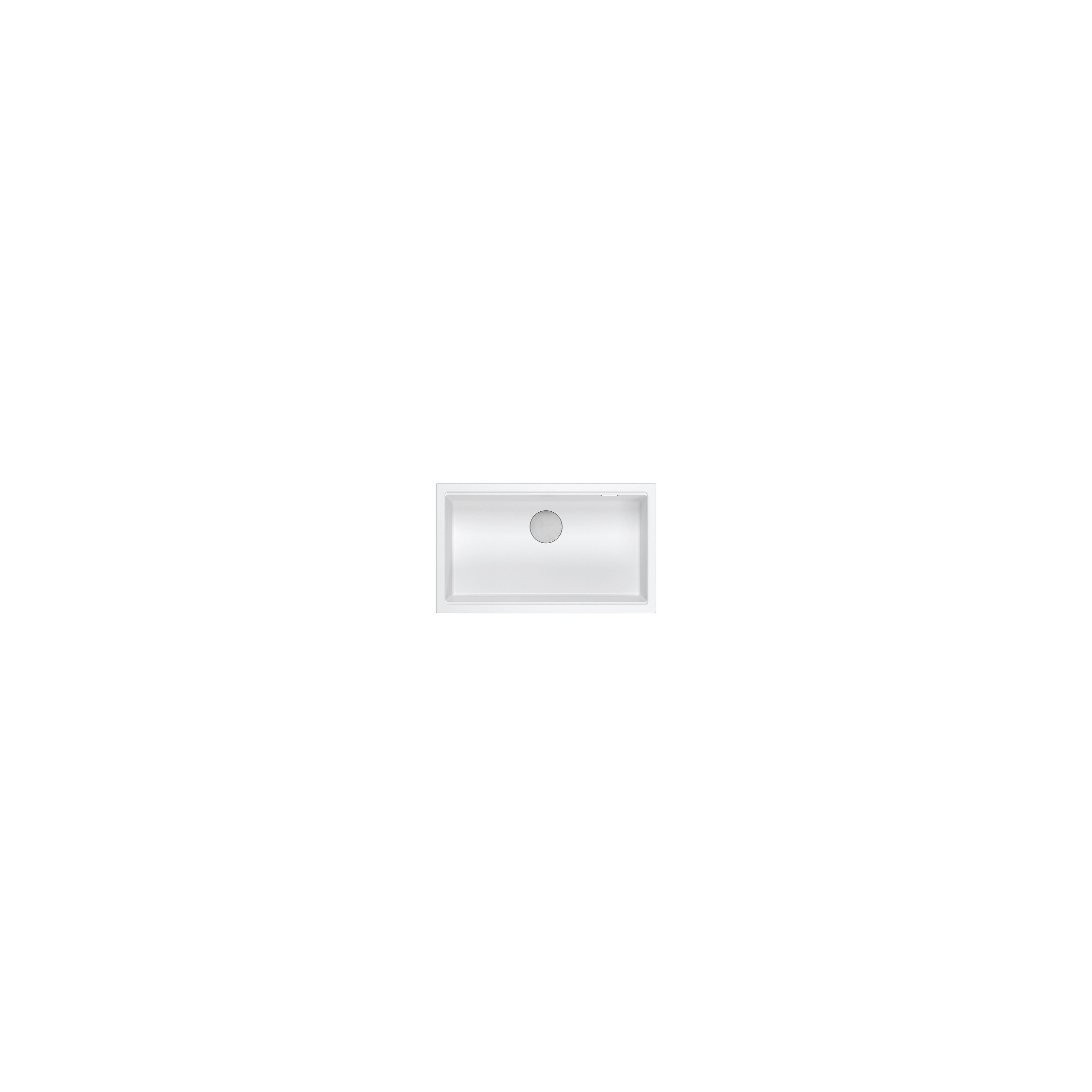 гранітна мийка Logan 110 White