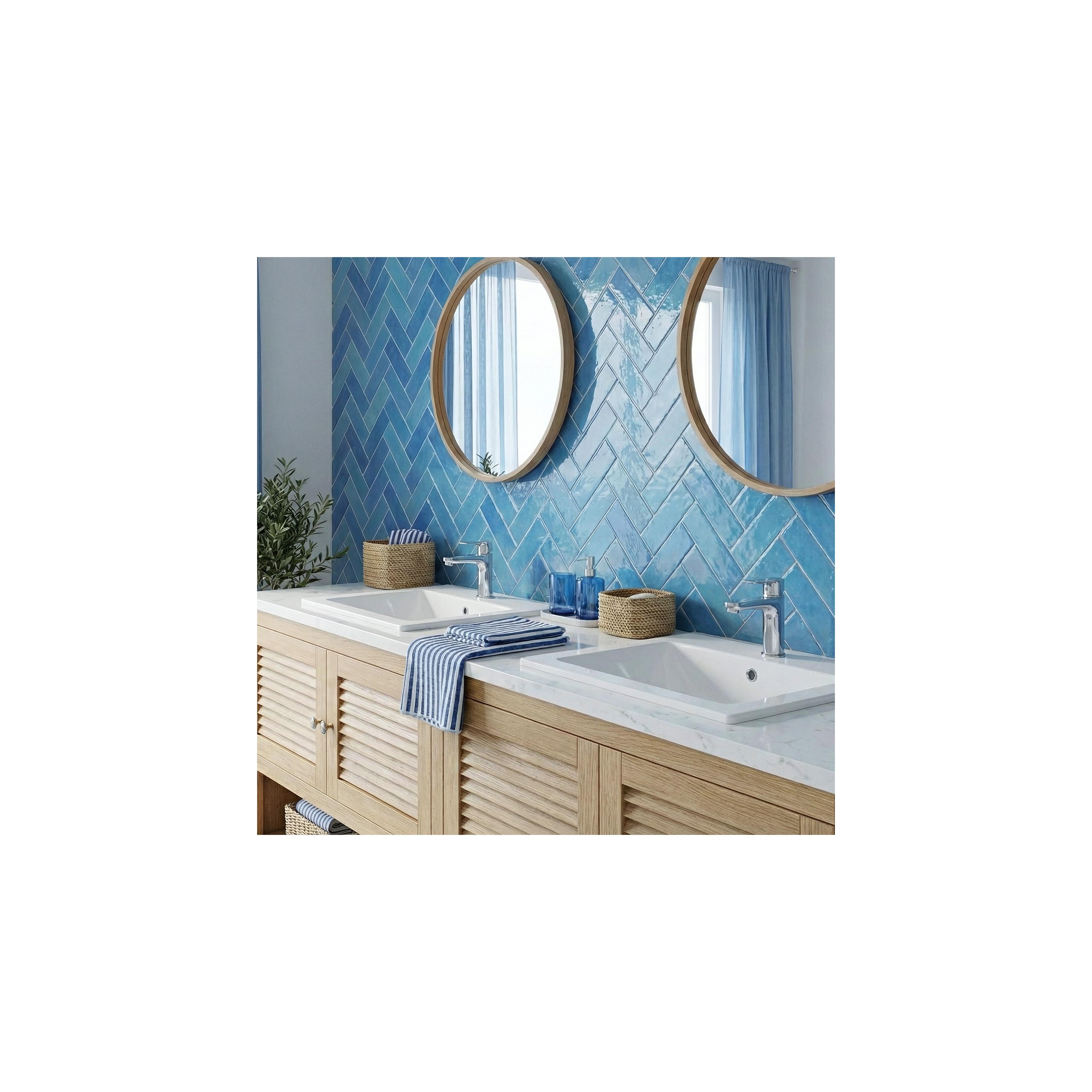 Built-in washbasin Rea Dafne 75
