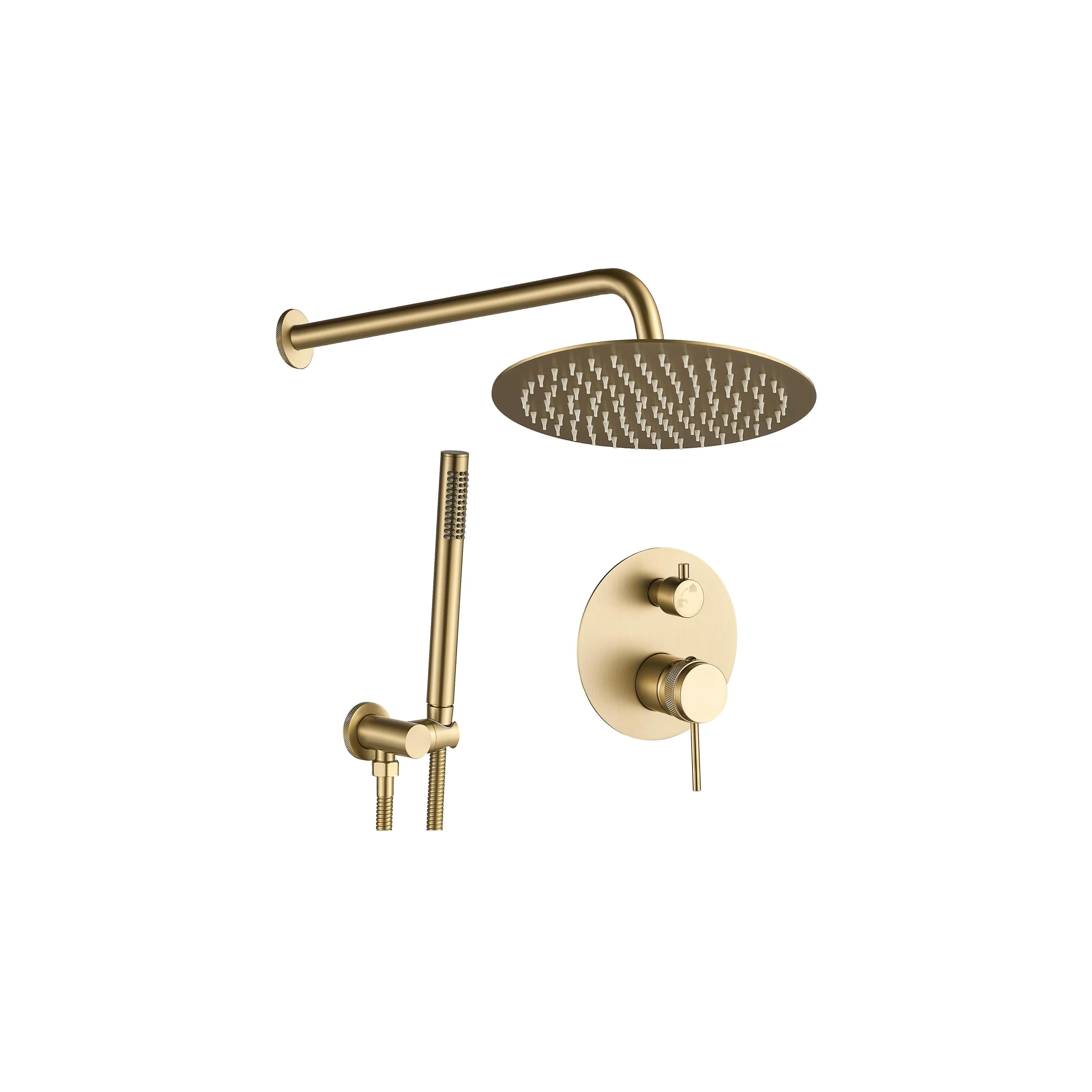 Shower system  Rea Lungo Grip Gold Brush  + BOX