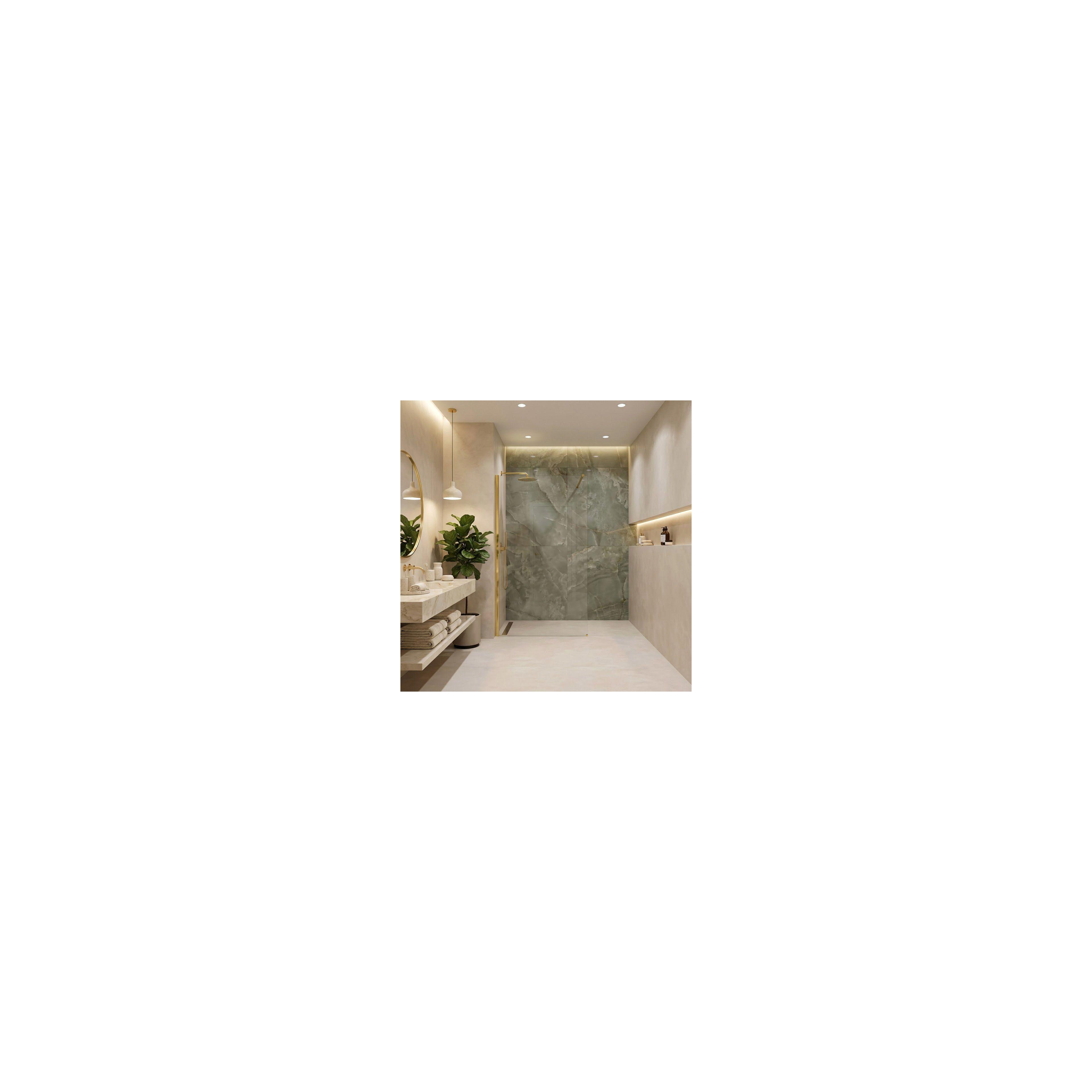 Paroi de douche Rea Flexi Transparent / Gold 90