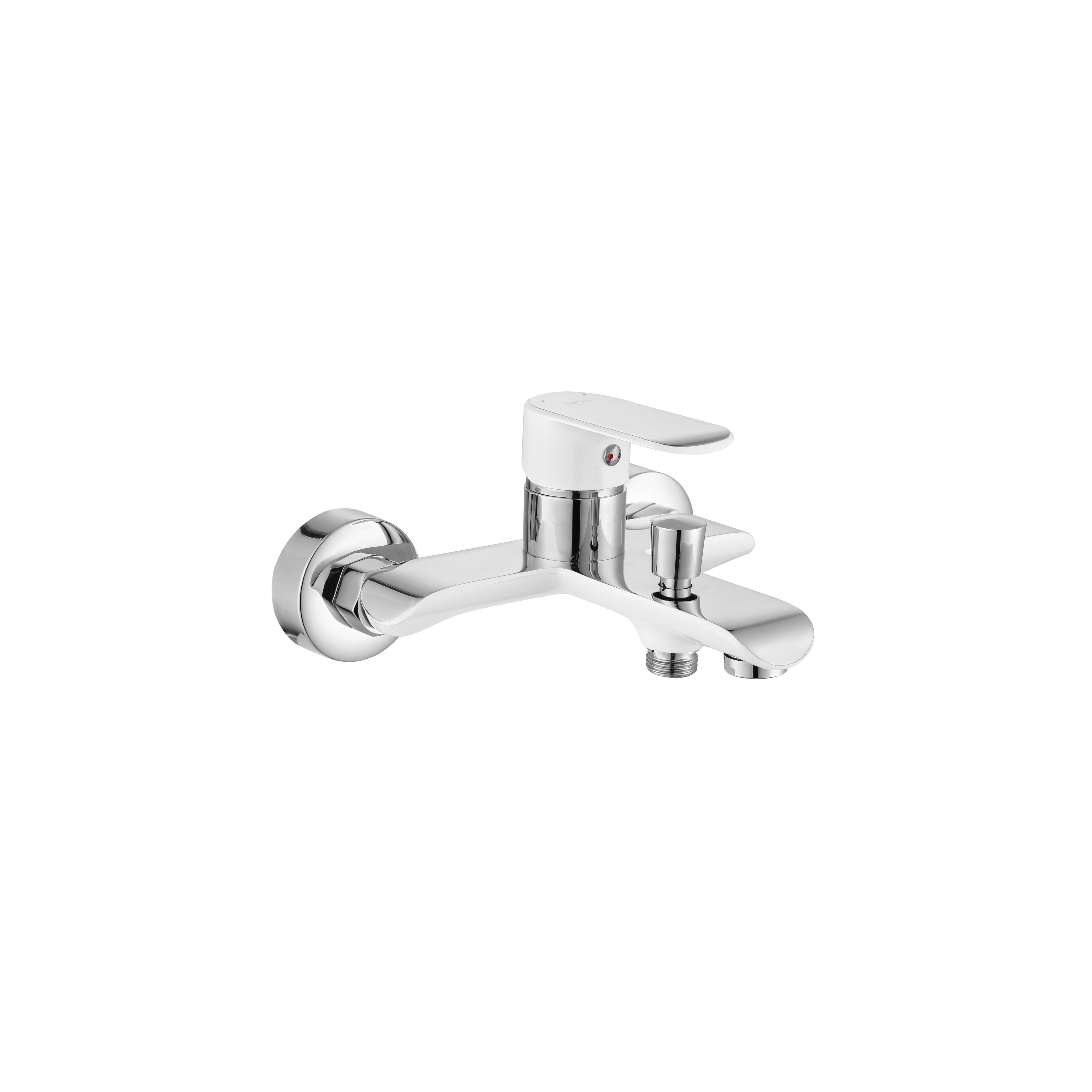 Robinet de baignoire REA BLOOM White Chrome