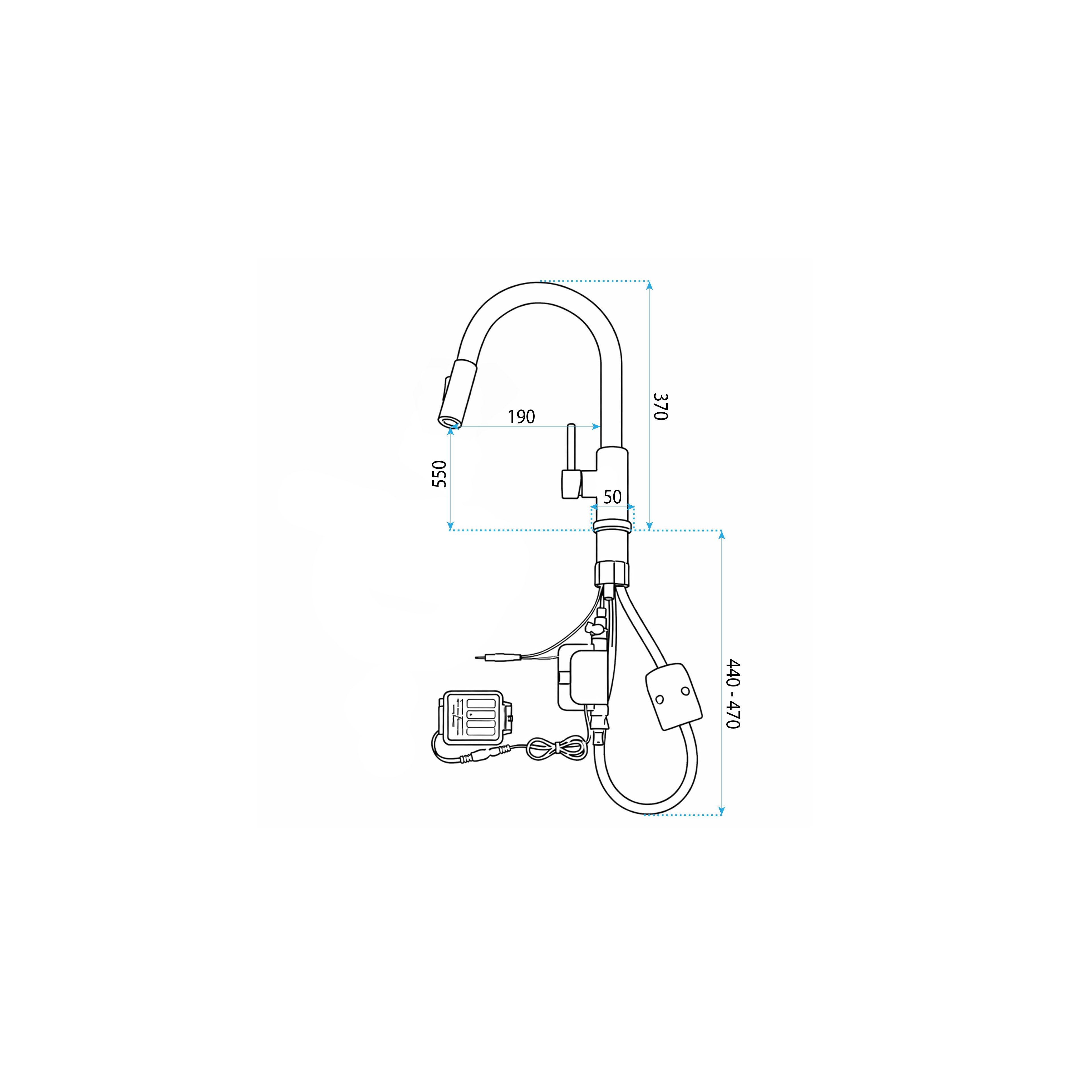 Kitchen faucet Fresh Touch Brush Nickel