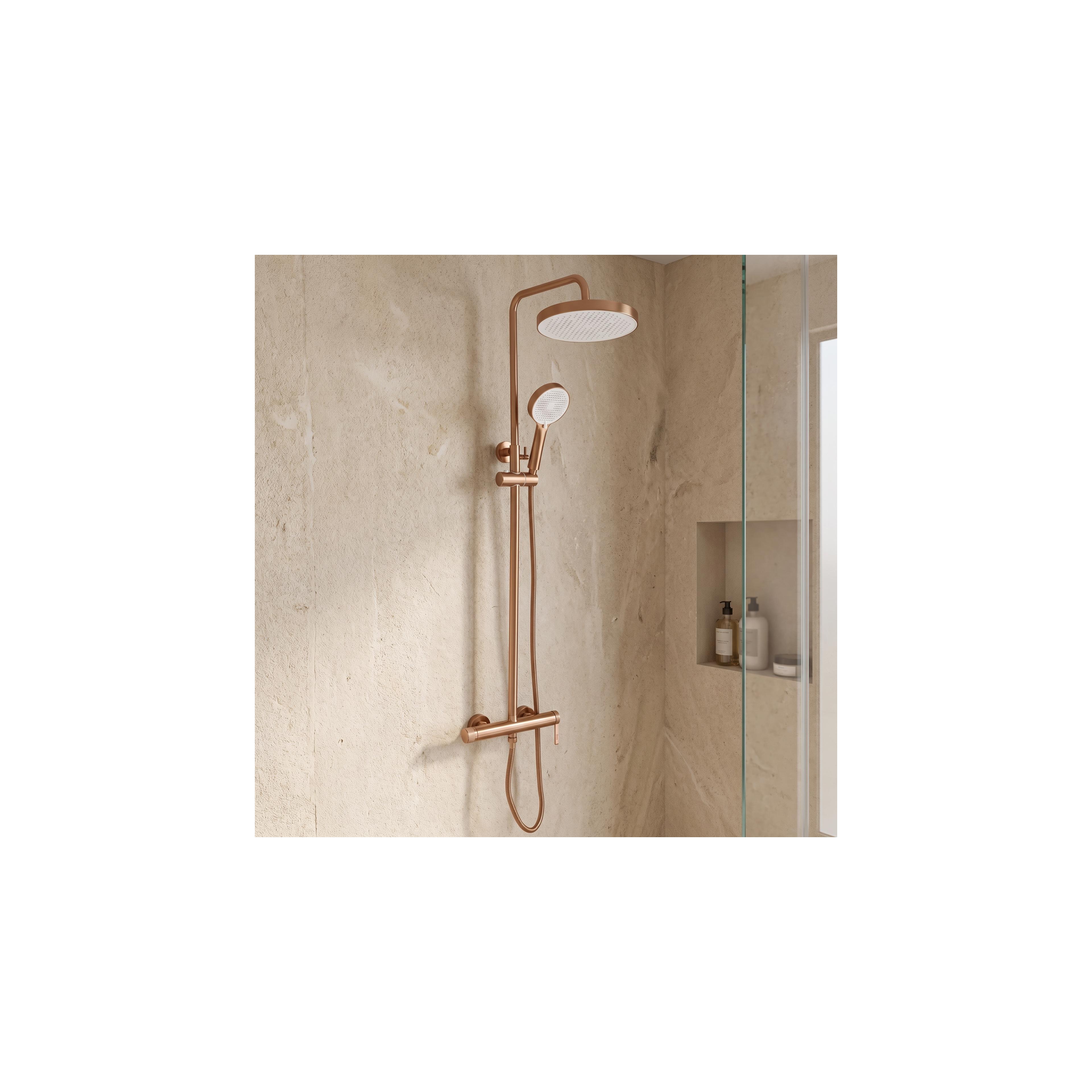 Dušas komplekts Rea Grace Brush Copper