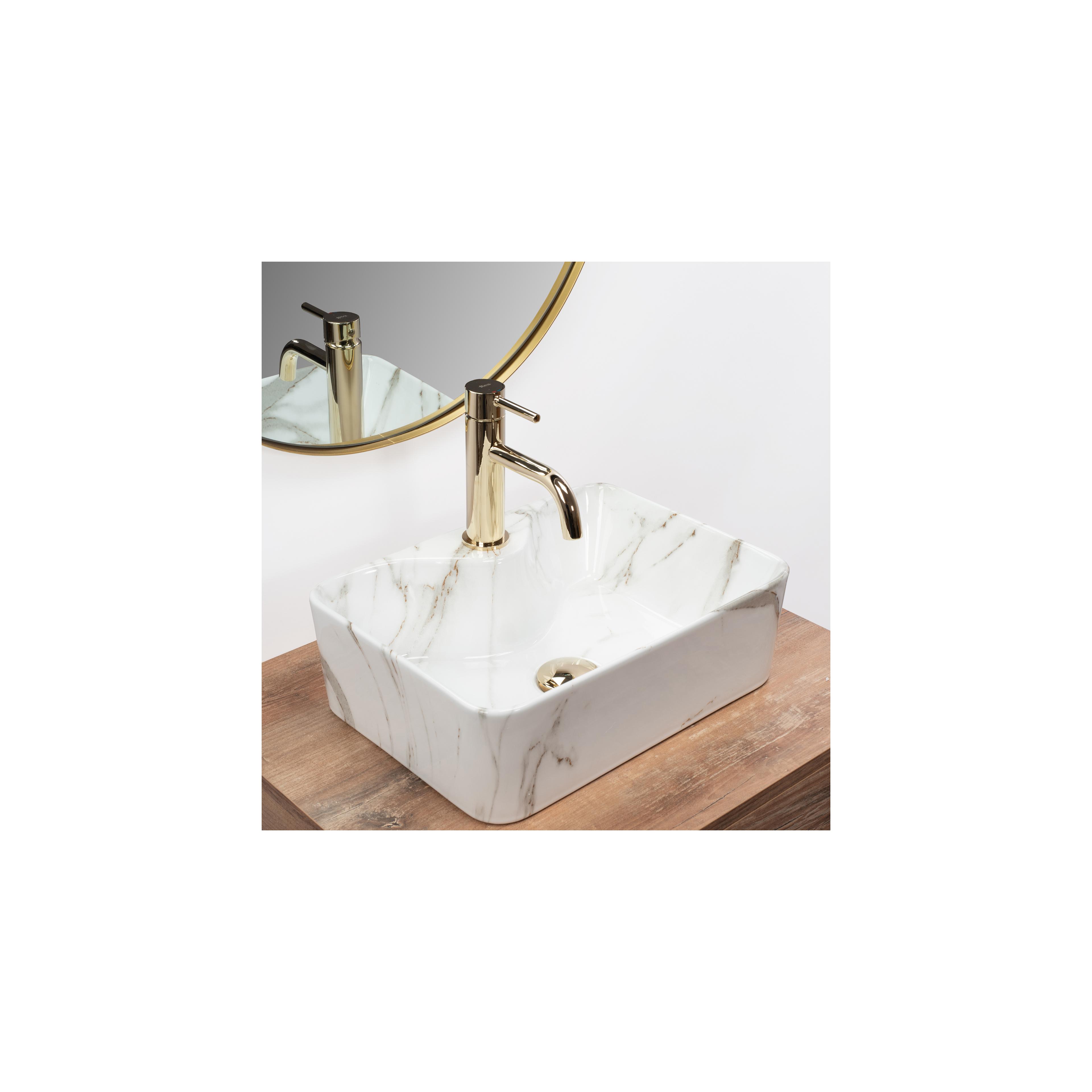 Countertop izlietne REA Kelly Mini Aiax Shiny
