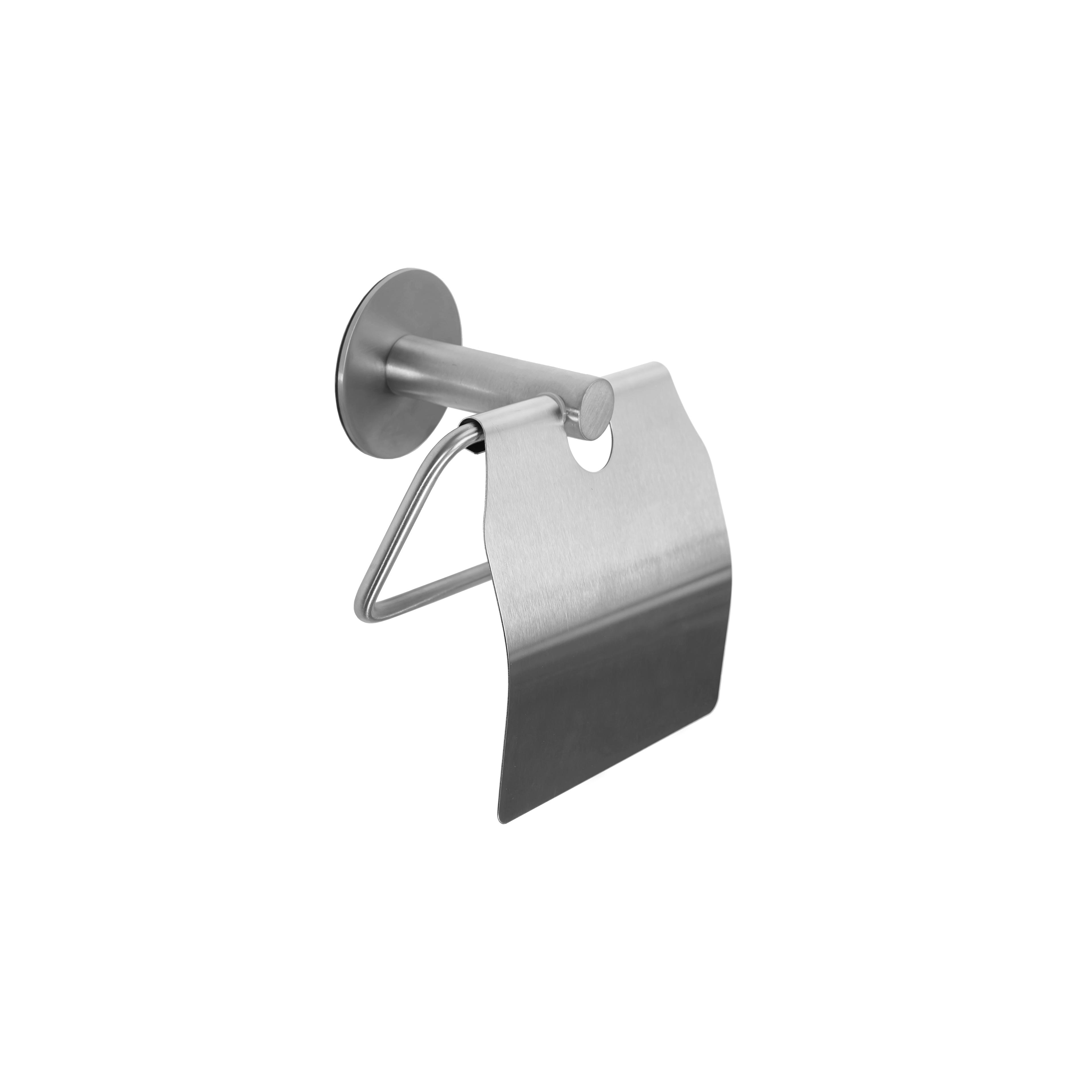 Falra szerelhető wc papír tartó Nickel Brush INOX 322219 DUO