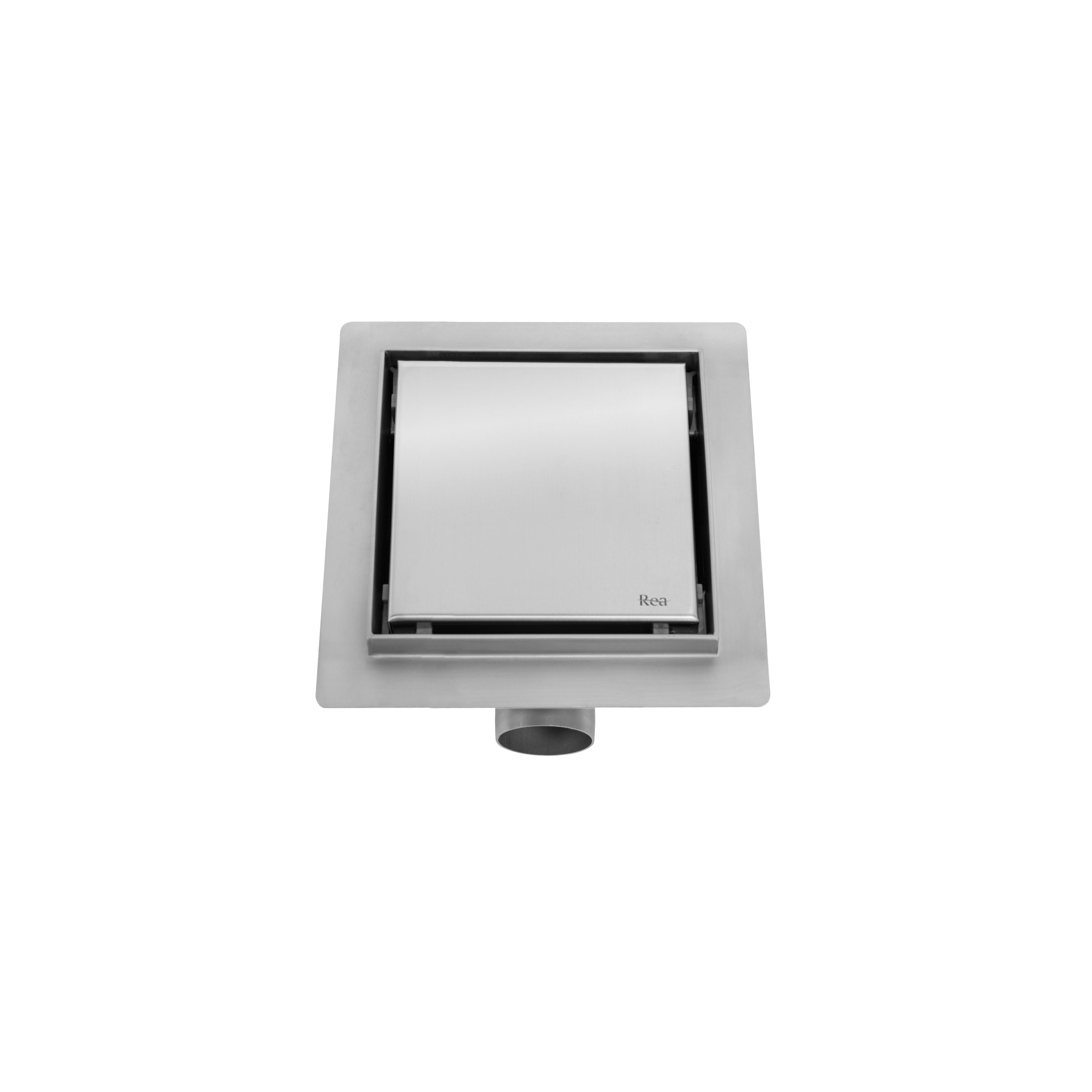 Linear drainage REA NEO 150x150 Nickel Brush