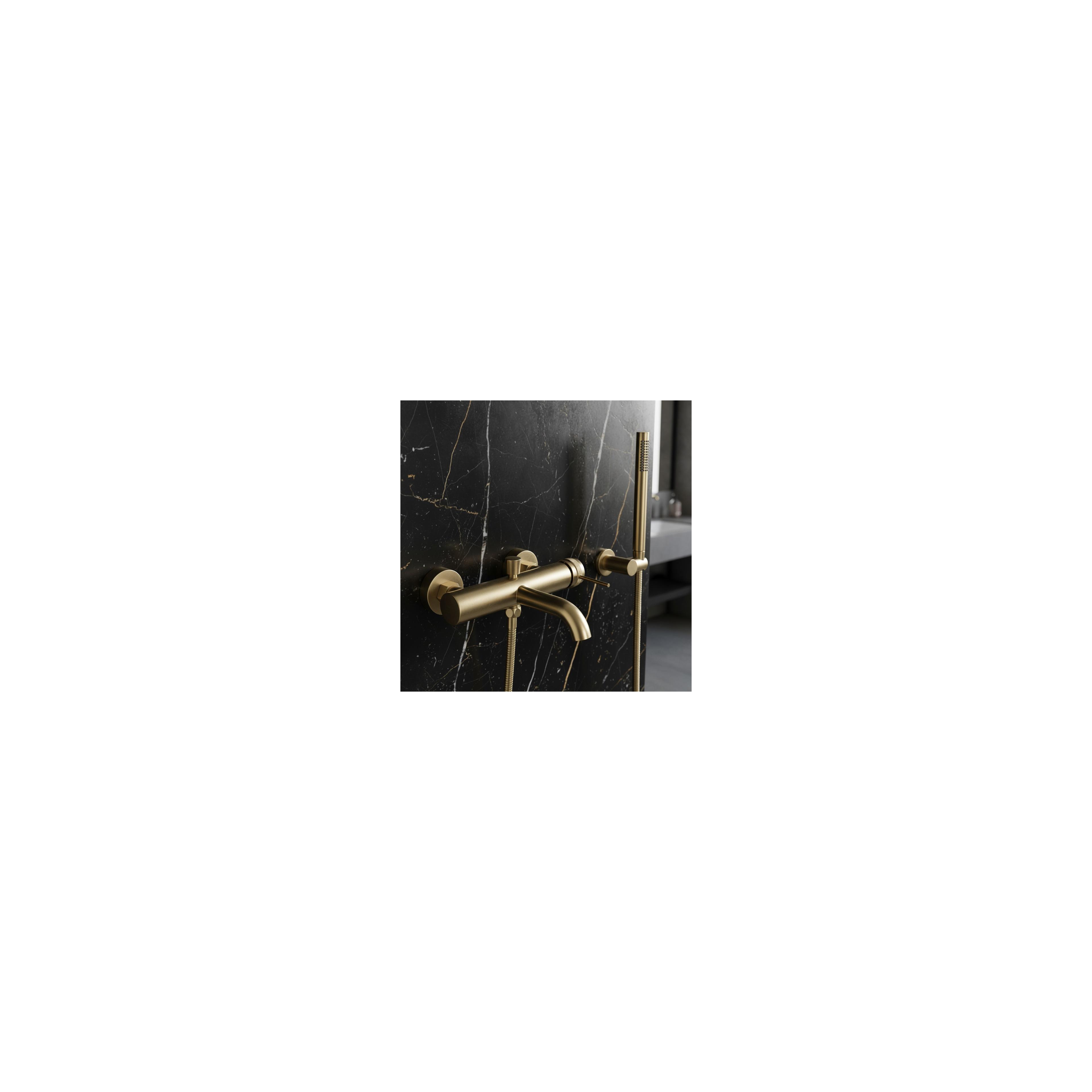 Bathroom faucet Rea Lungo Grip Brush Gold