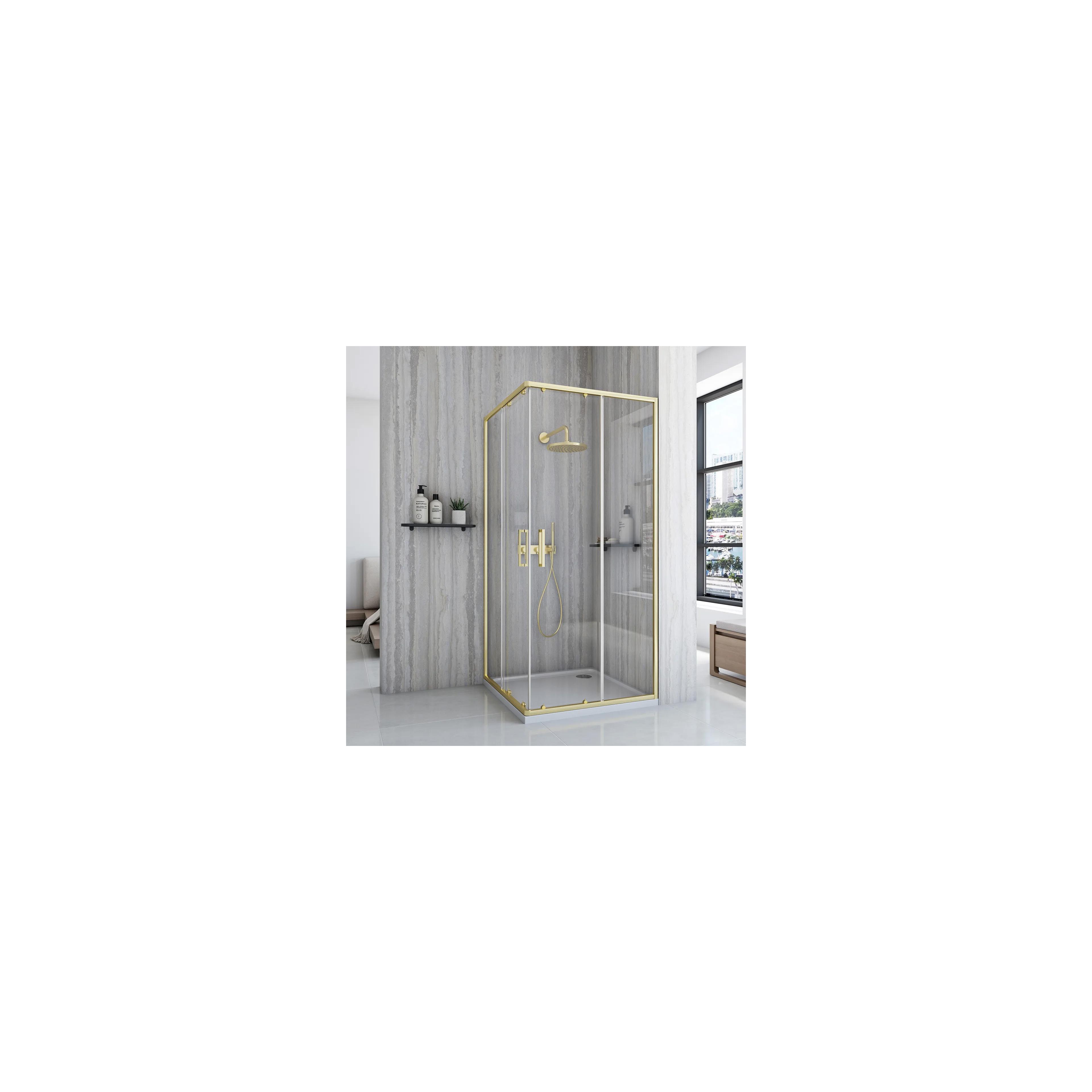 Душевая кабина Rea City 80x80 Gold Brush
