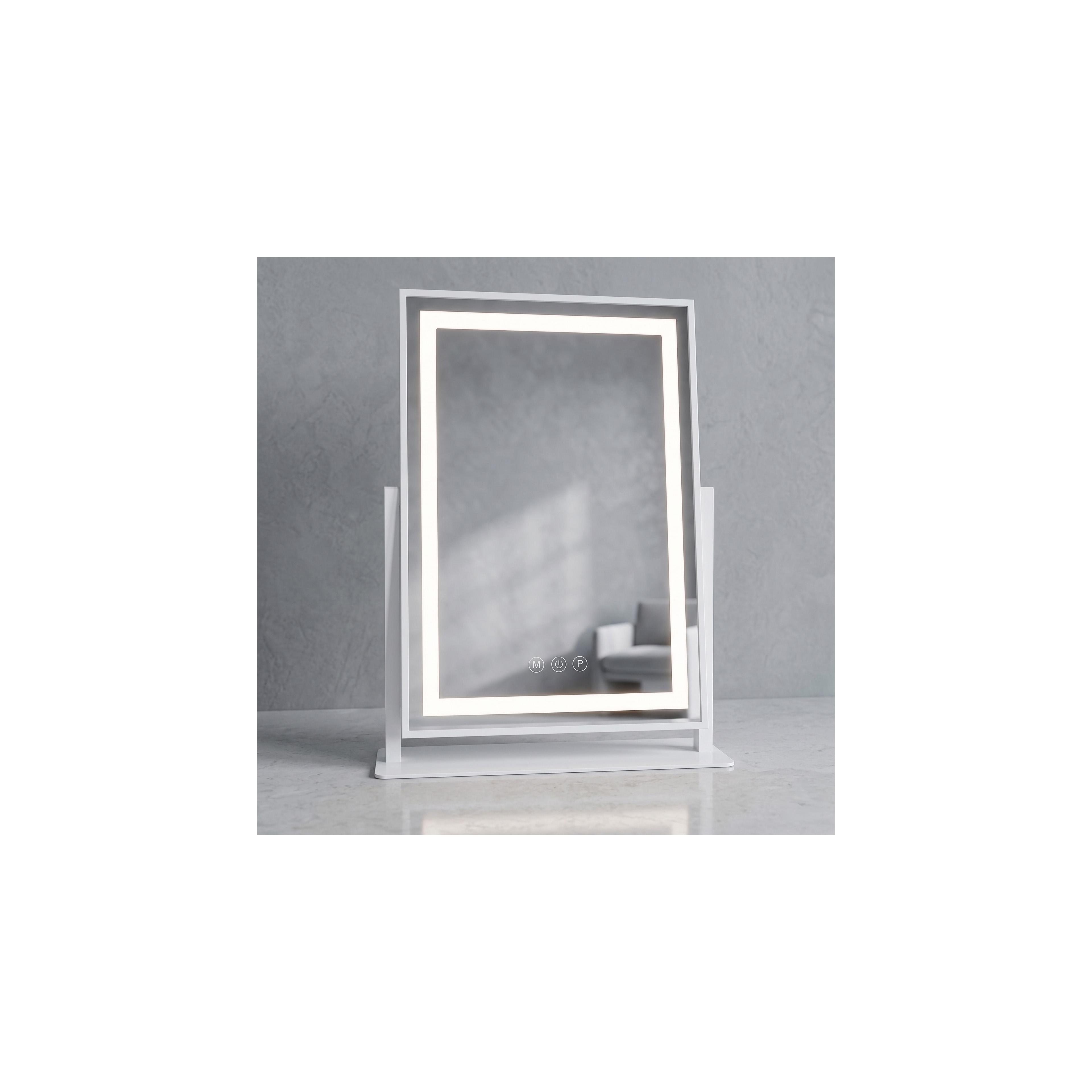 Mirror LED LUMI White 30x40cm