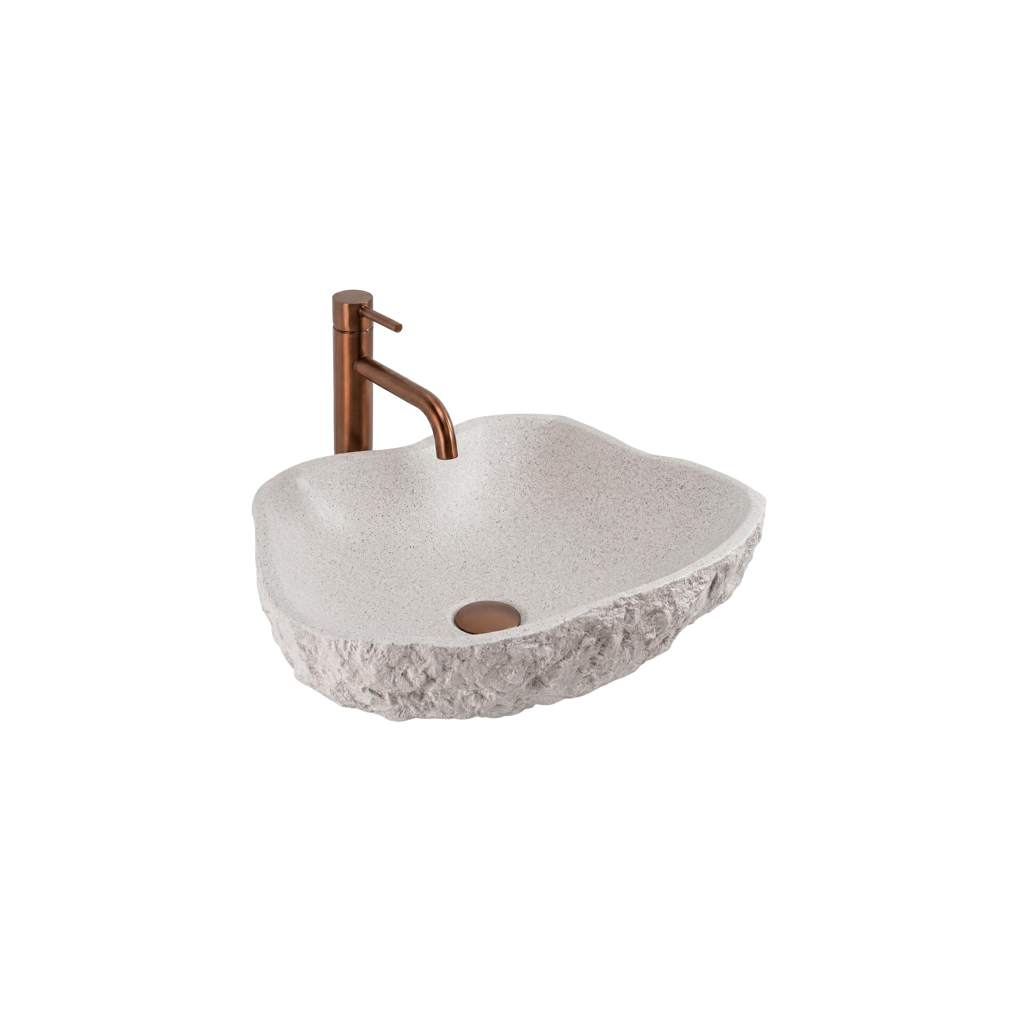 Umywalka nablatowa Rea Isla Beige