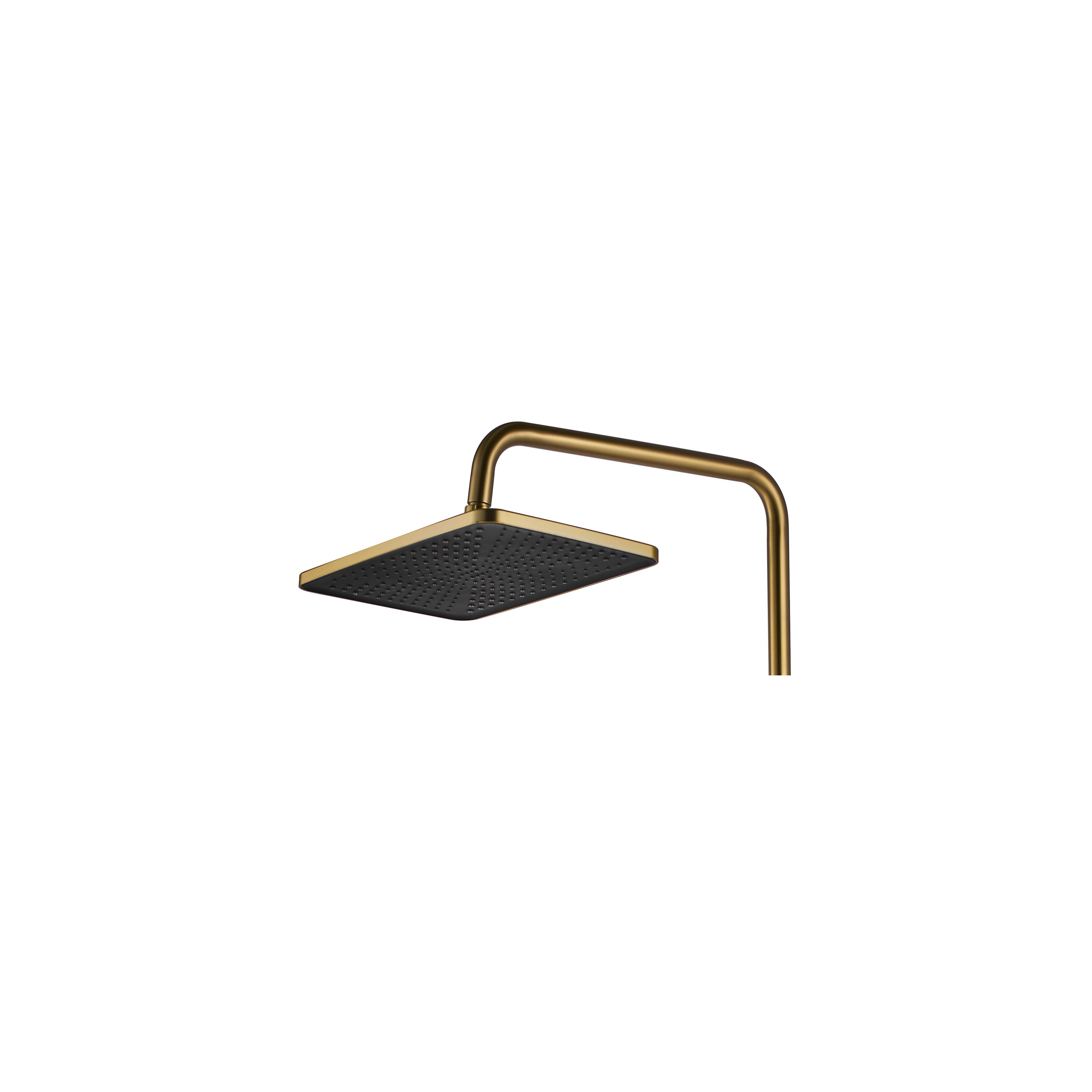 Shower set with thermostatic mixer REA ROB Gold Brush