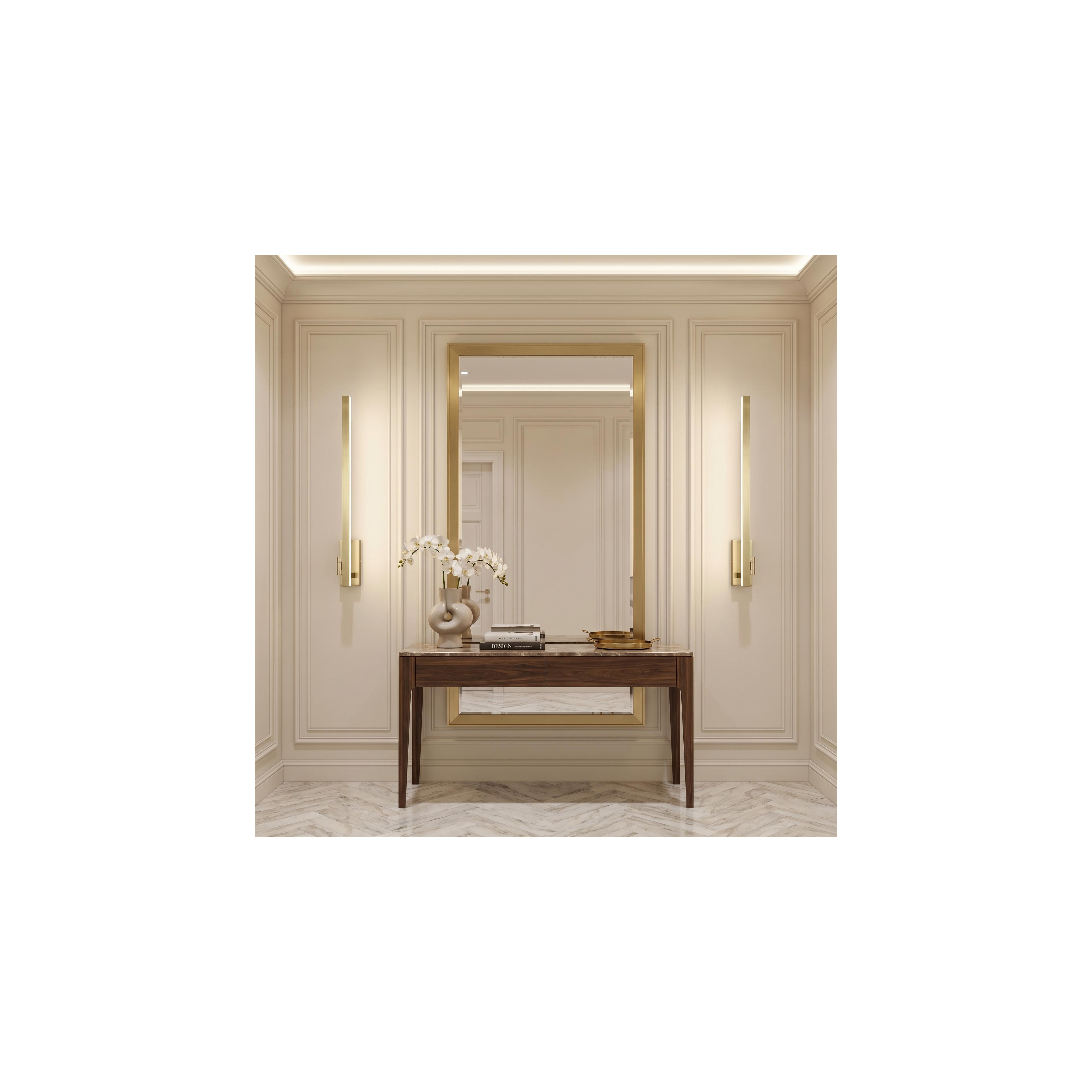 Vannitoa seina LED-valgusti SWE033-1W 80cm BRUSH GOLD