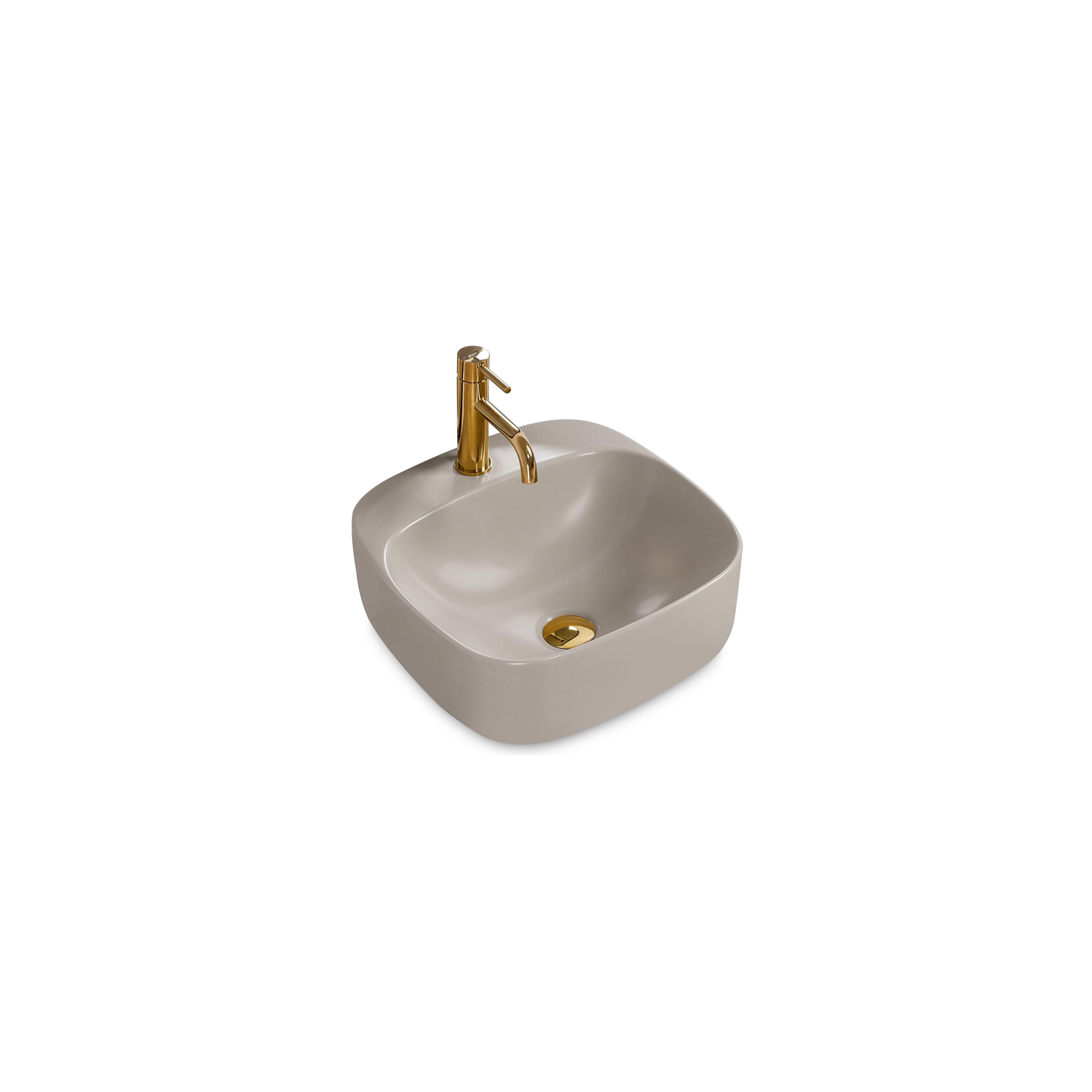 Countertop Basin Rea Luiza 42 Grey MAT