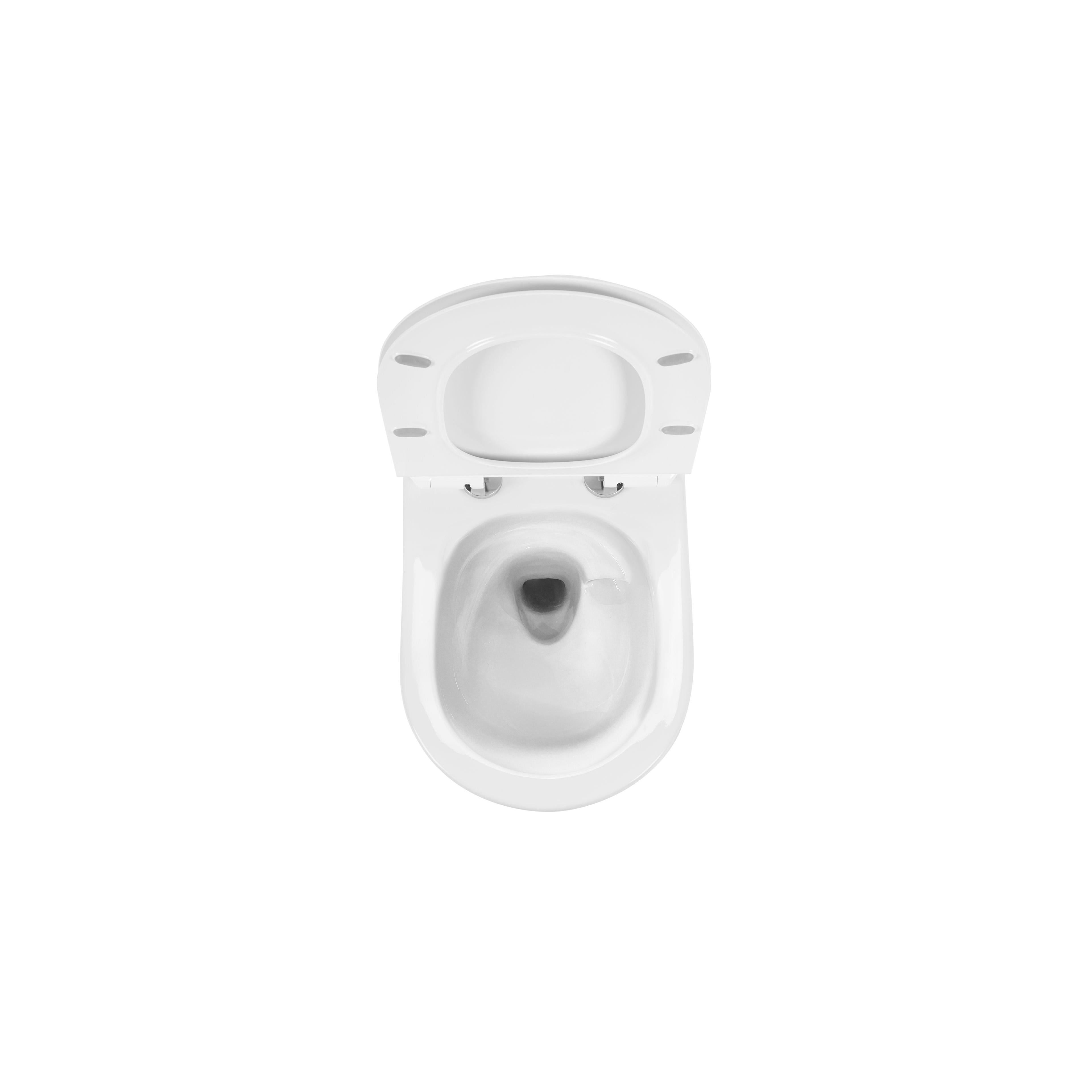 тоалетна чиния Rea Carlo Mini Tornado Rimless Flat Pro