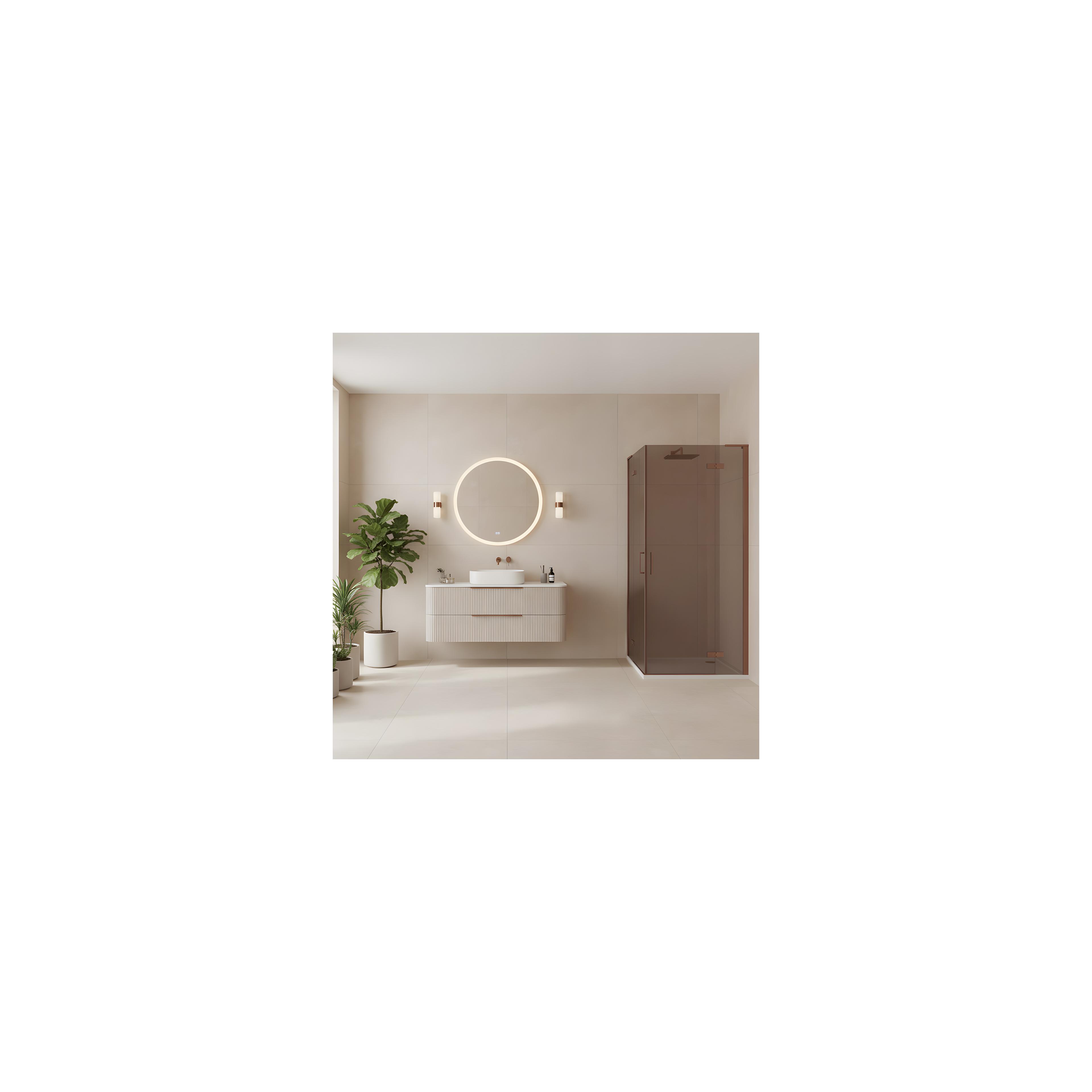 Cabine de douche REA Hugo Double 90x100 Copper Brush