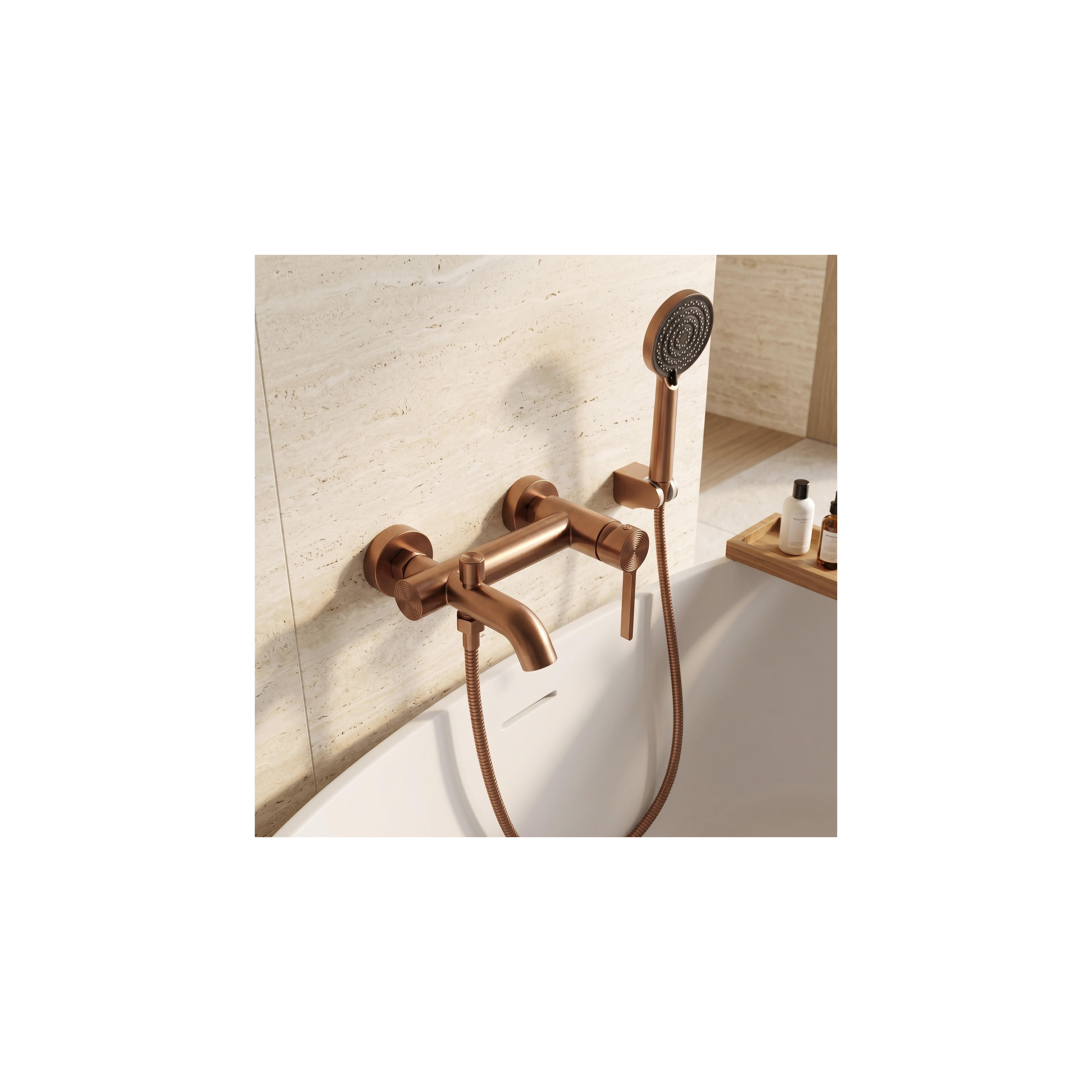 Bathroom faucet REA Foster Brush Copper