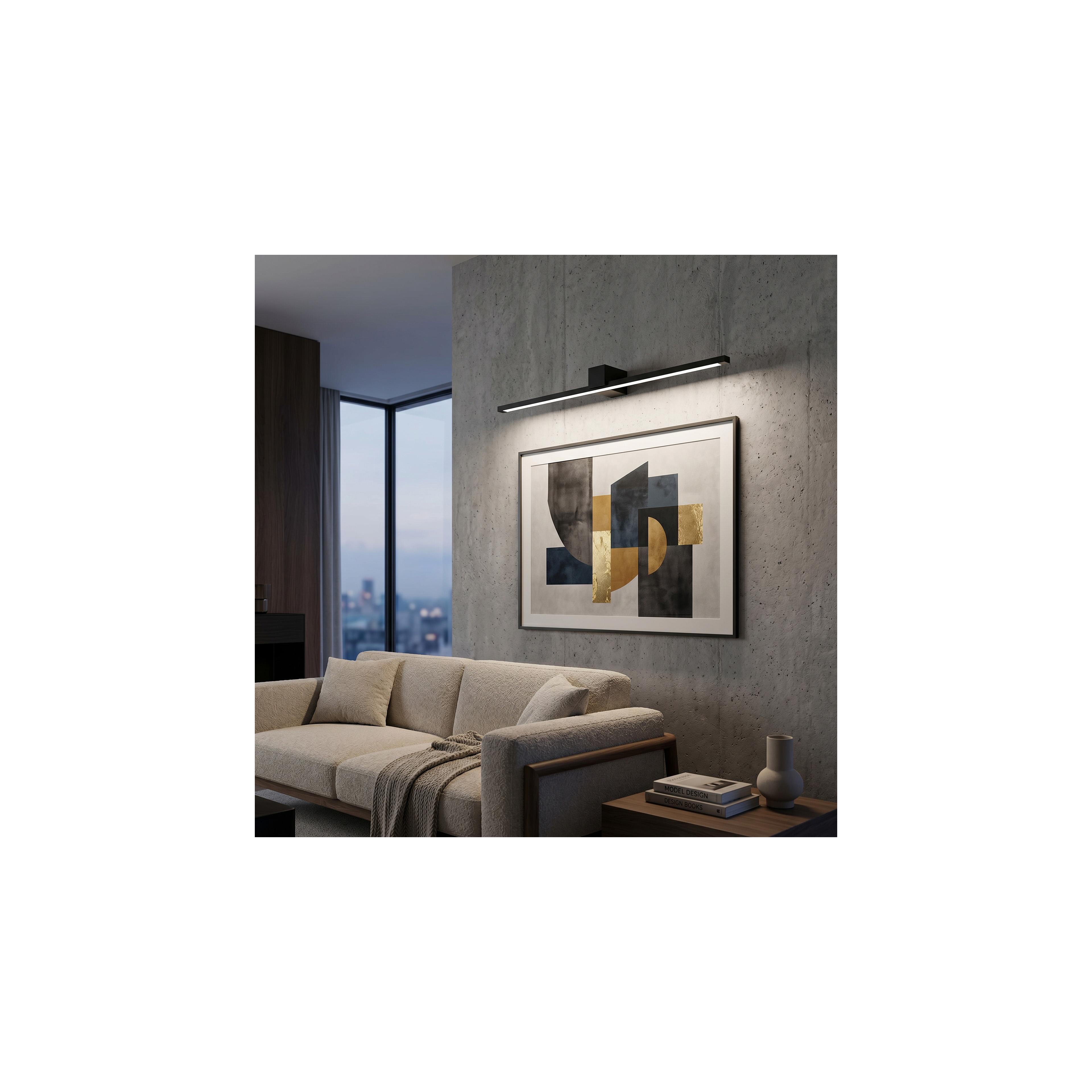 Bad LED-Wandleuchte SWE051-1W 80 cm Black